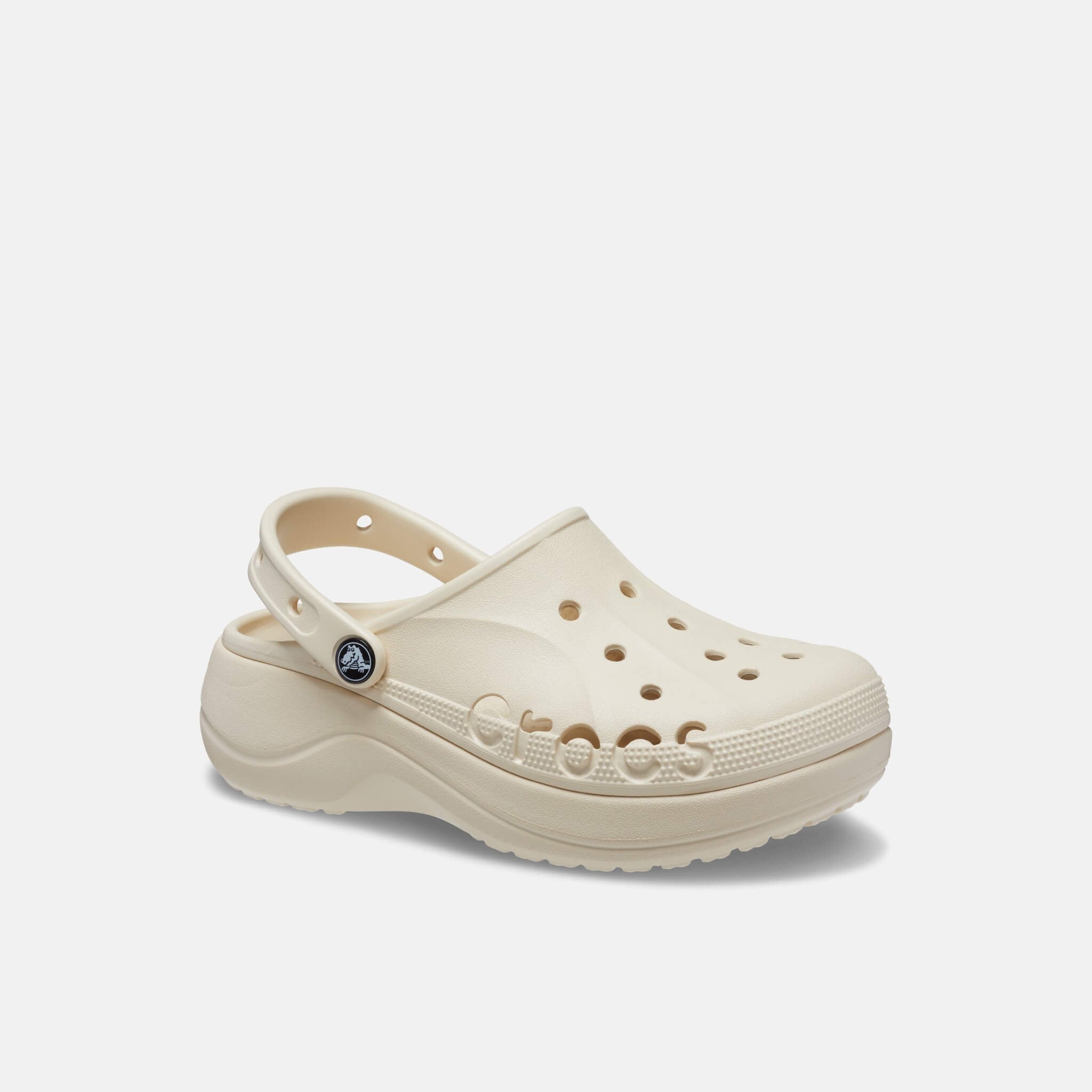 Crocs Baya Platform Clog Winter White