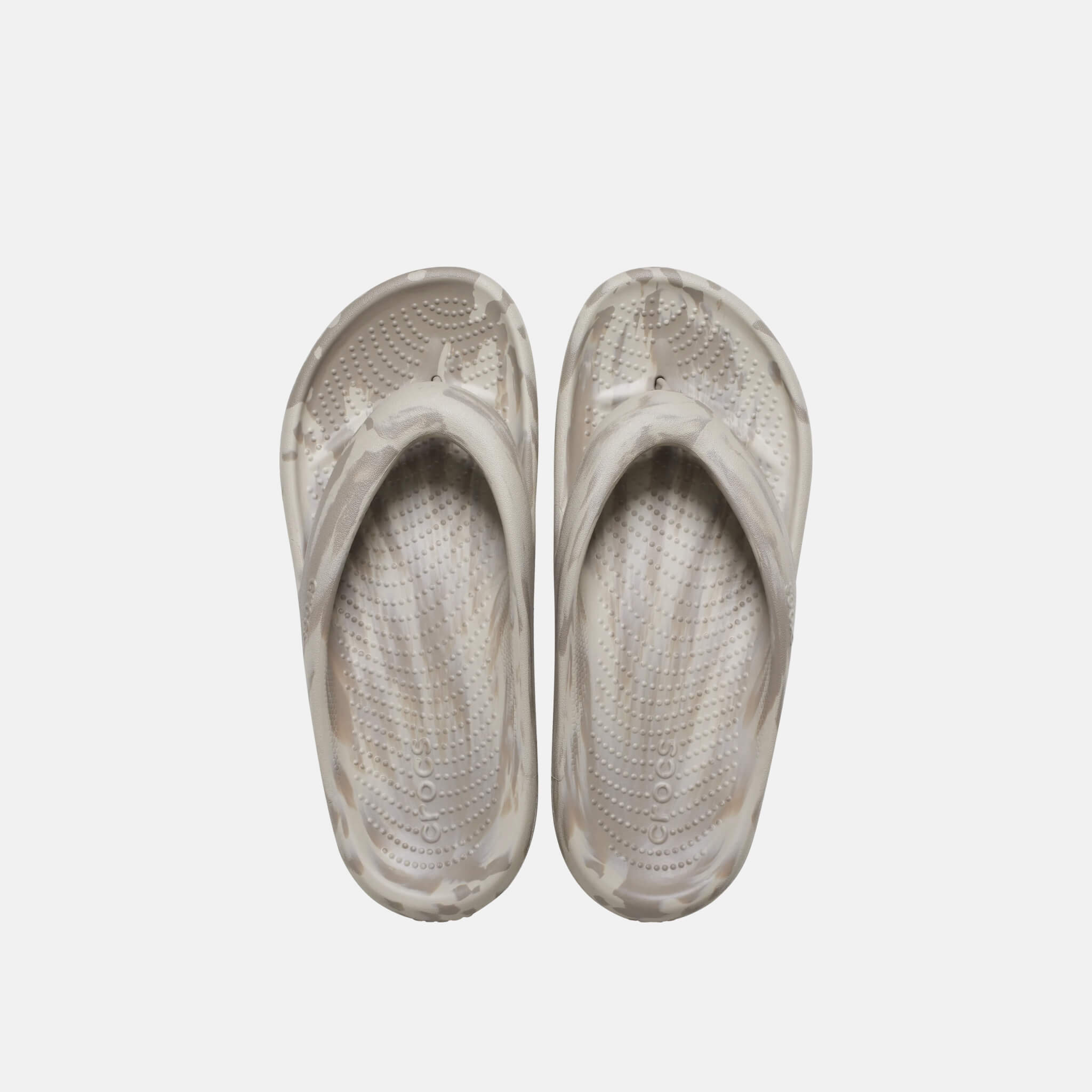 Crocs Mellow Marbled Flip Mushroom/Cobblestone