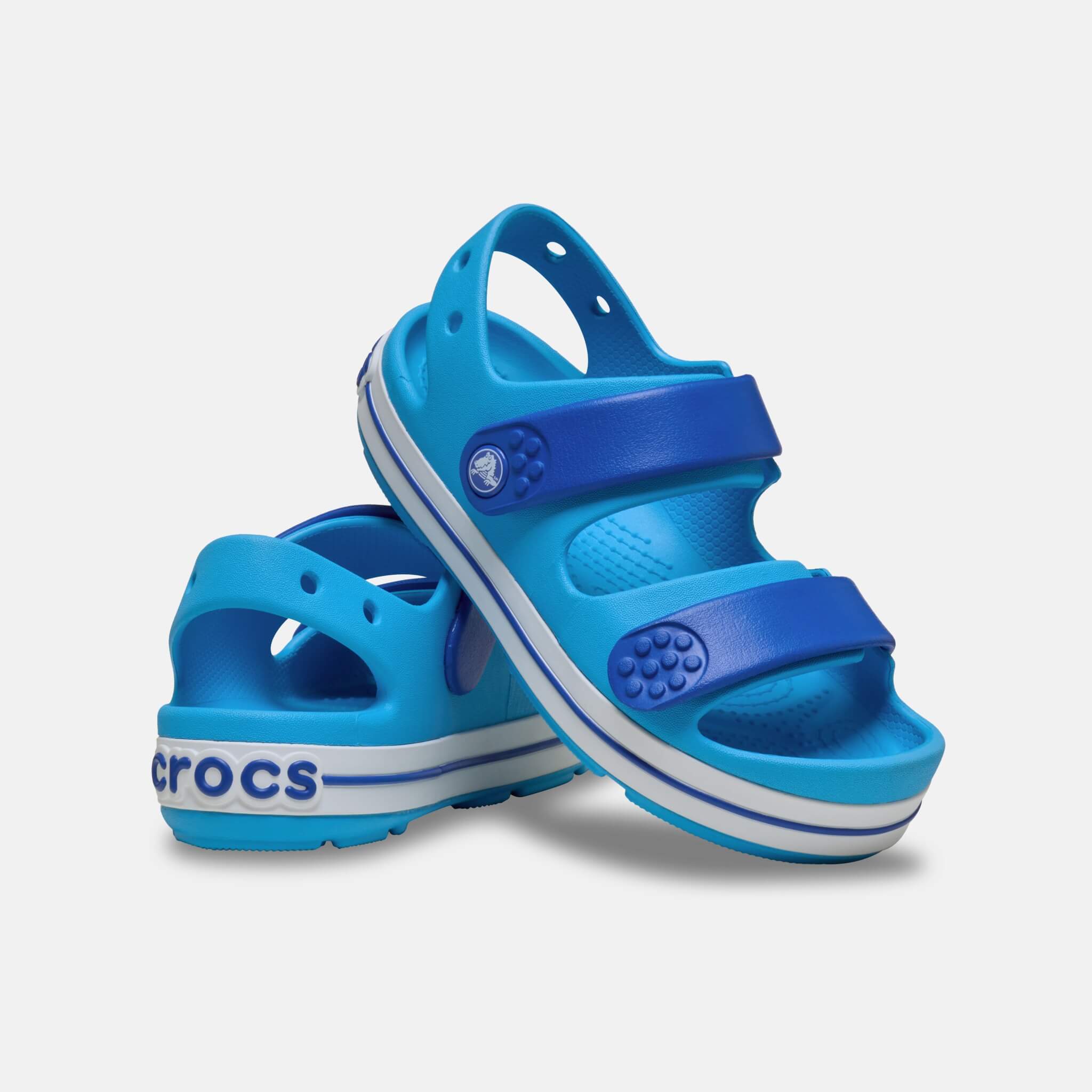 Crocs Kids Crocband Cruiser Sandal Venetian/Blue Bolt