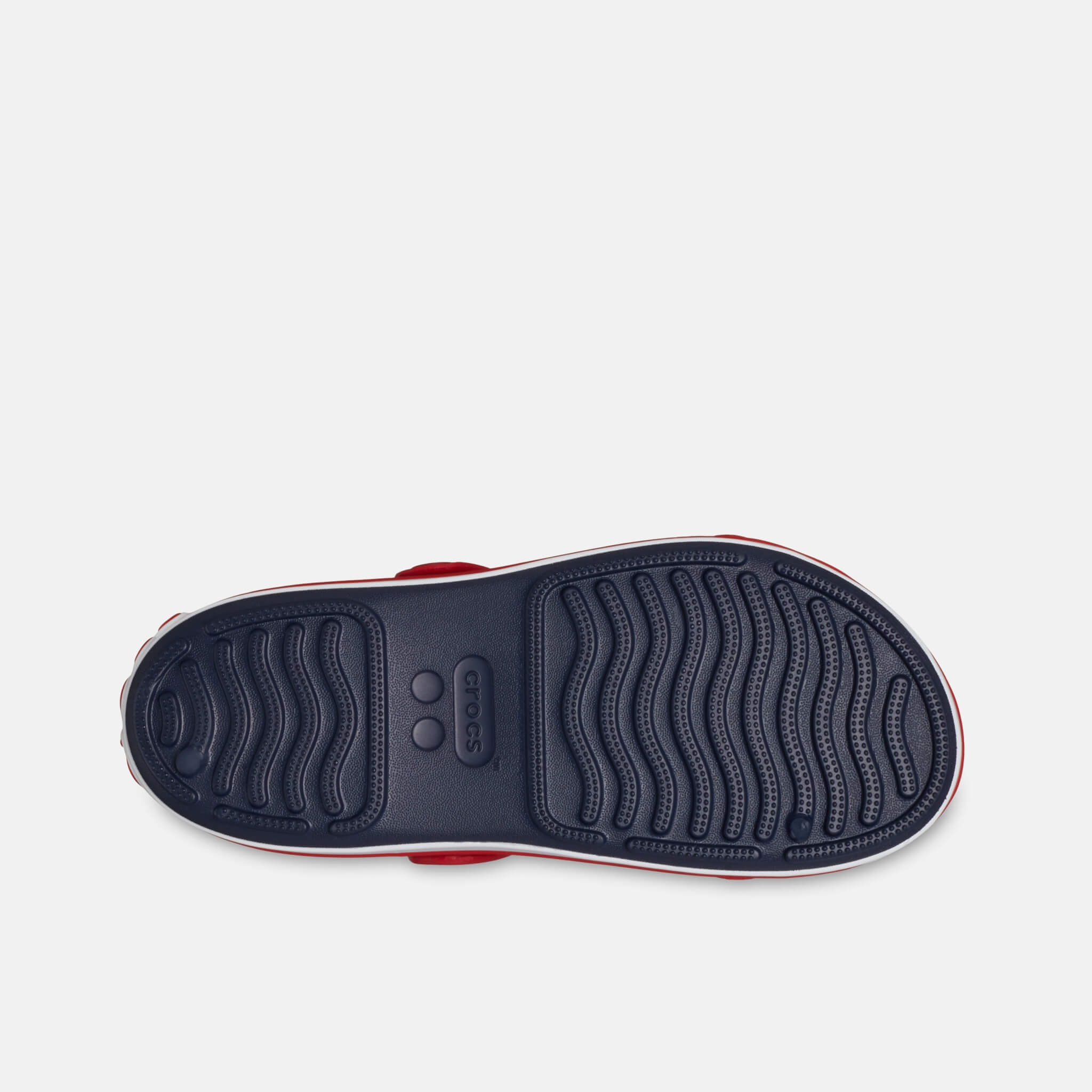 Crocs Kids Crocband Cruiser Sandal Navy/Varsity Red