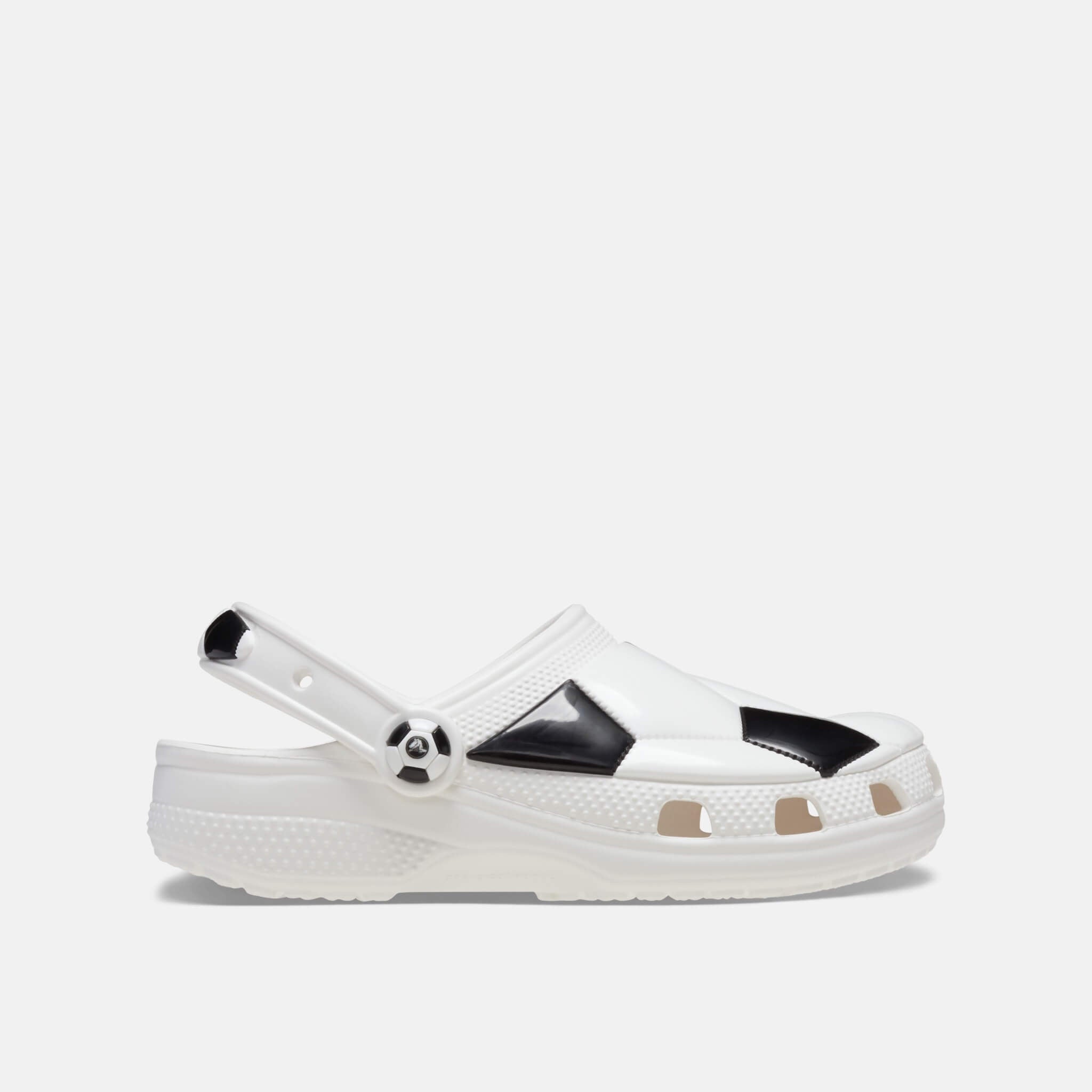 Crocs Kids Classic Soccer Ball Clog White/Black