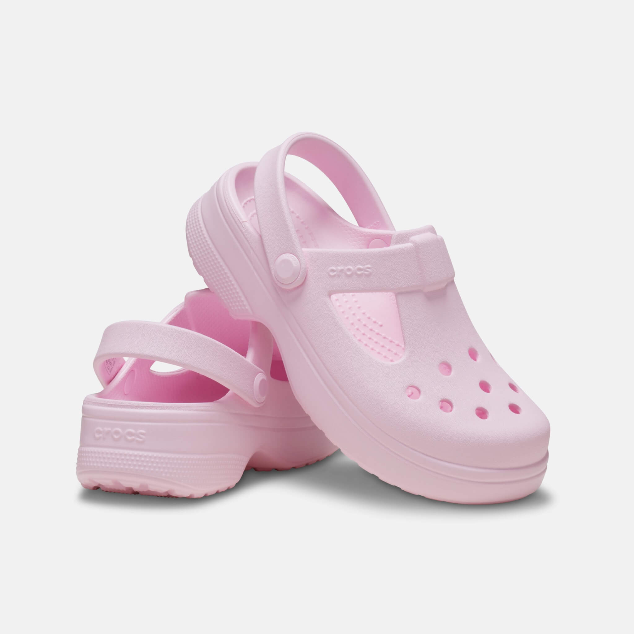 Crocs Kids Classic Mary Jane Clog Pink Milk