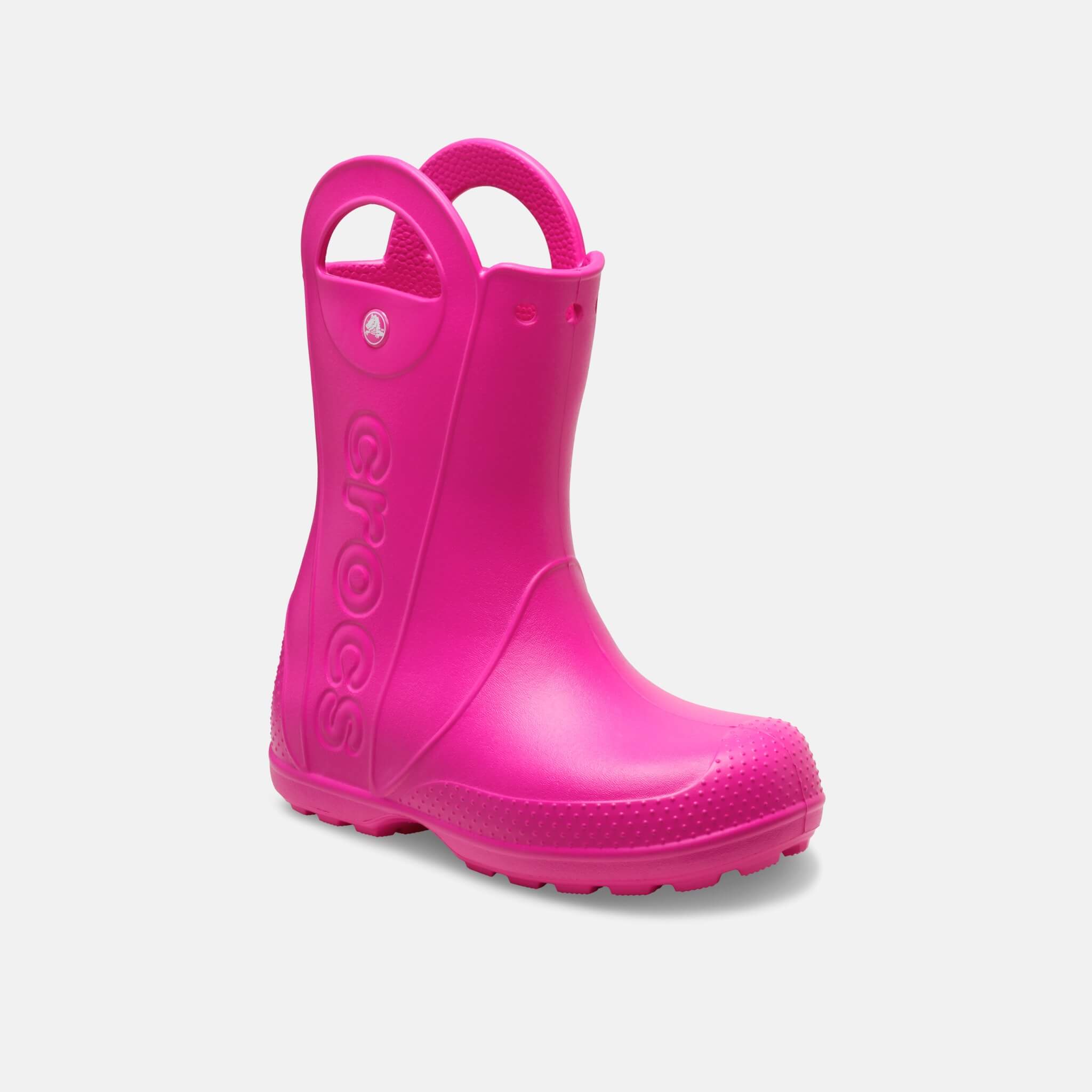 Crocs Kids Handle It Rain Boot Pink Crush