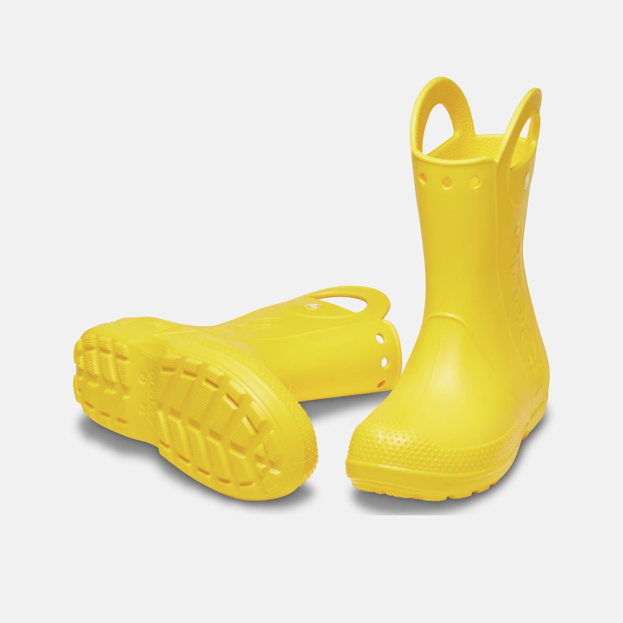 Crocs Kids Handle It Rain Boot Yellow