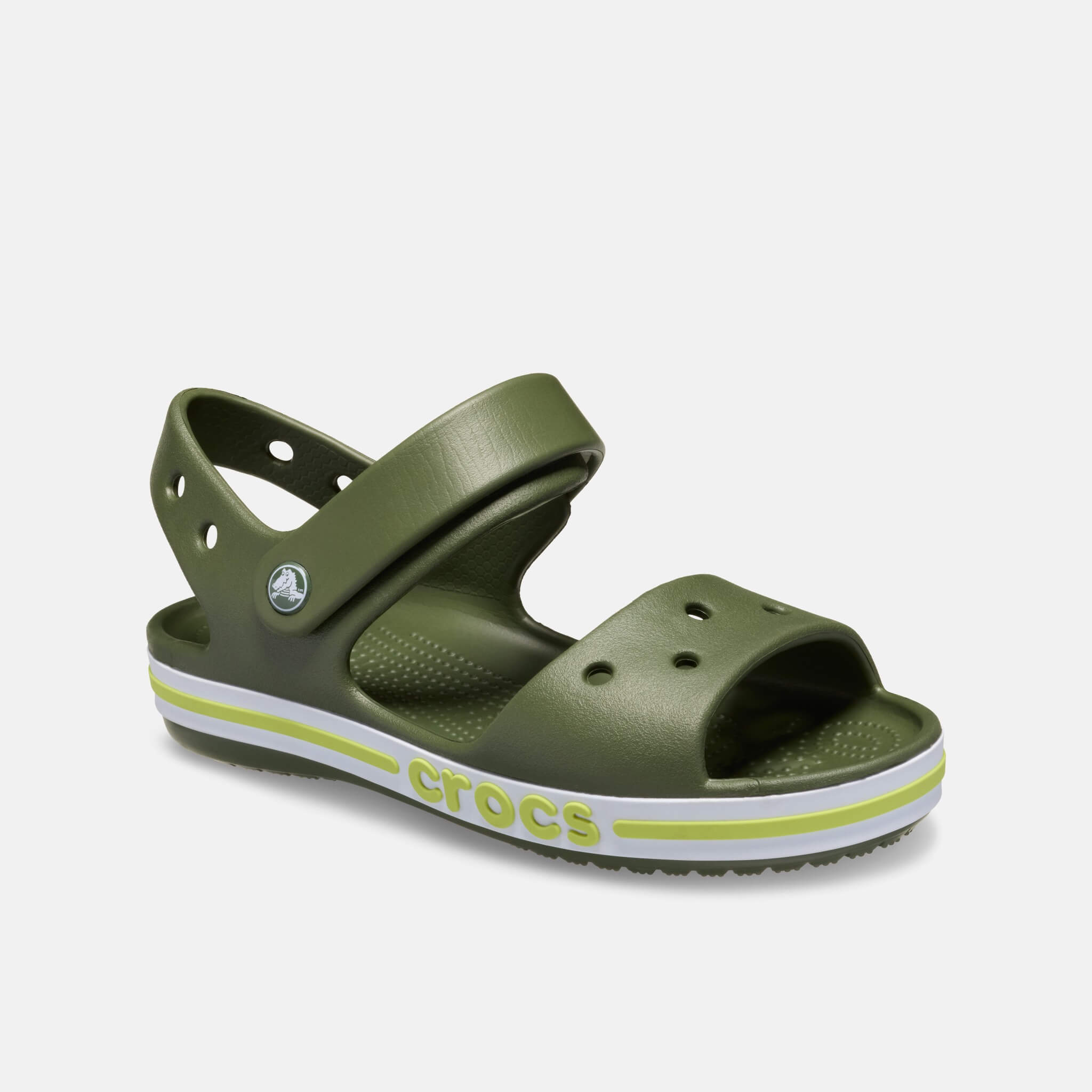 Crocs Kids Bayaband Sandal Army Green