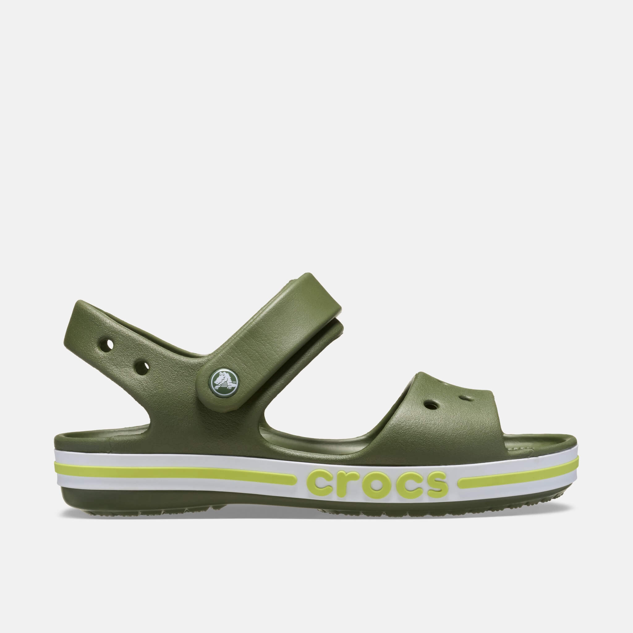 Crocs Kids Bayaband Sandal Army Green