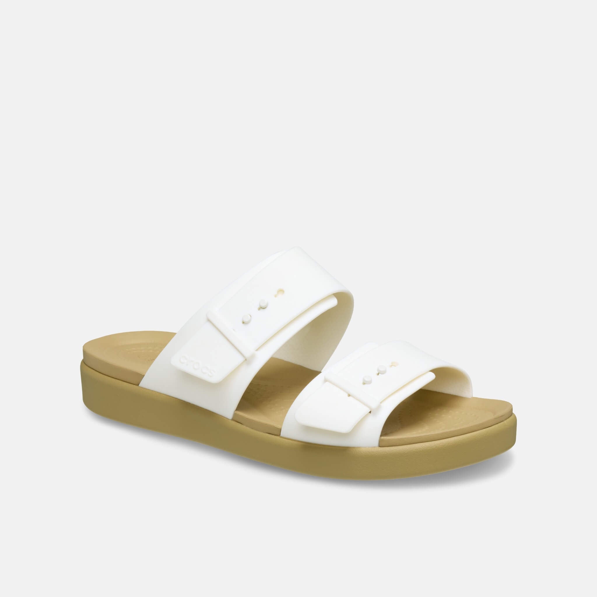Crocs Brooklyn Buckle Low Low Chalk/Tan