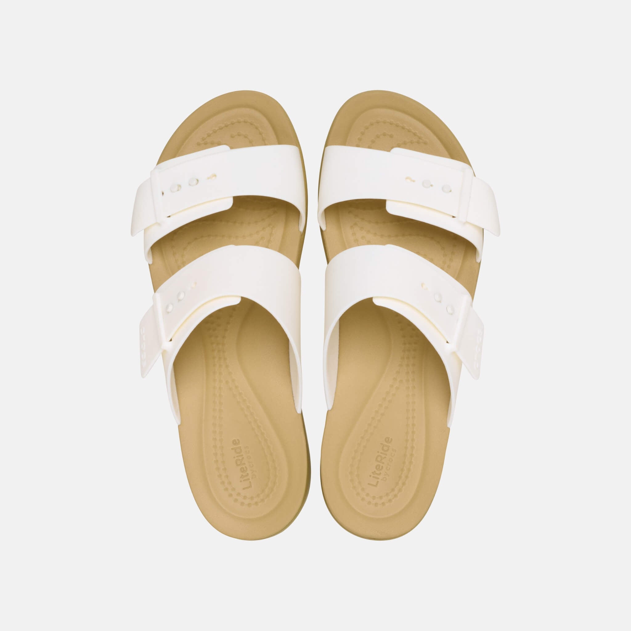 Crocs Brooklyn Buckle Low Low Chalk/Tan