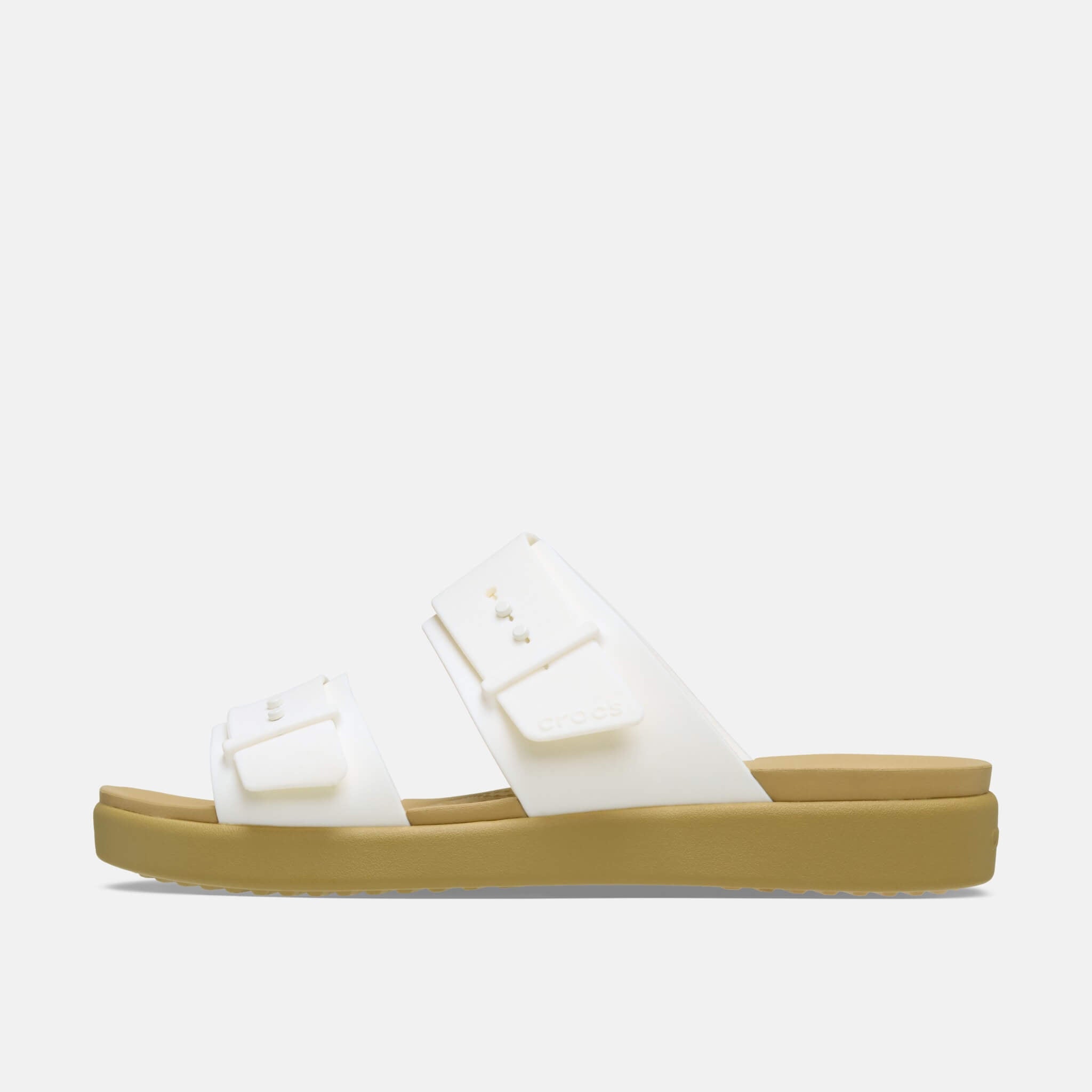 Crocs Brooklyn Buckle Low Low Chalk/Tan