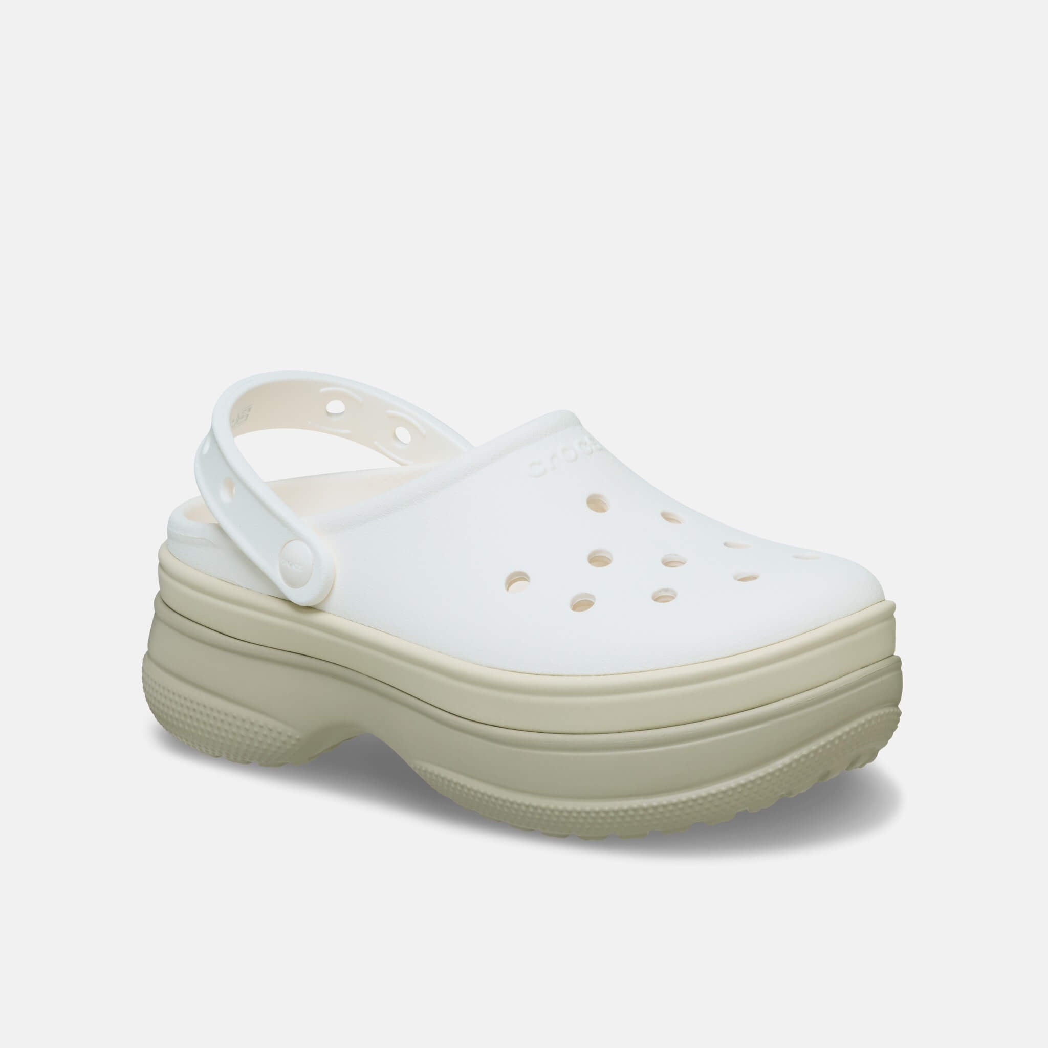 Crocs Classic Stacked Clog Chalk