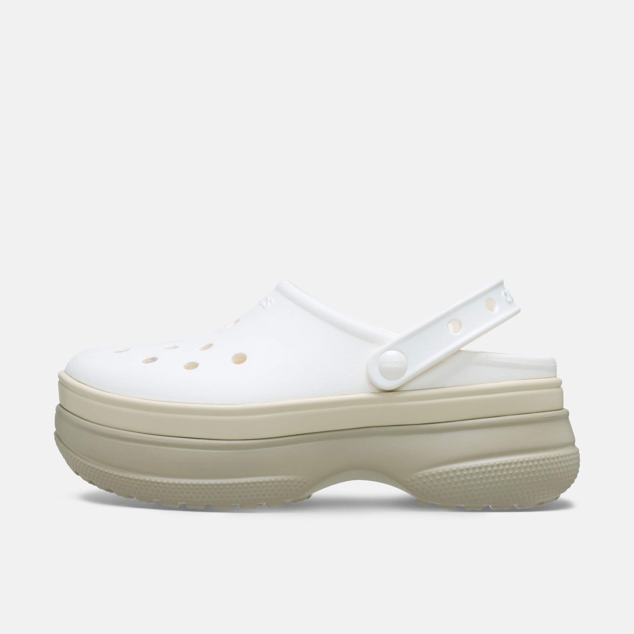 Crocs Classic Stacked Clog Chalk