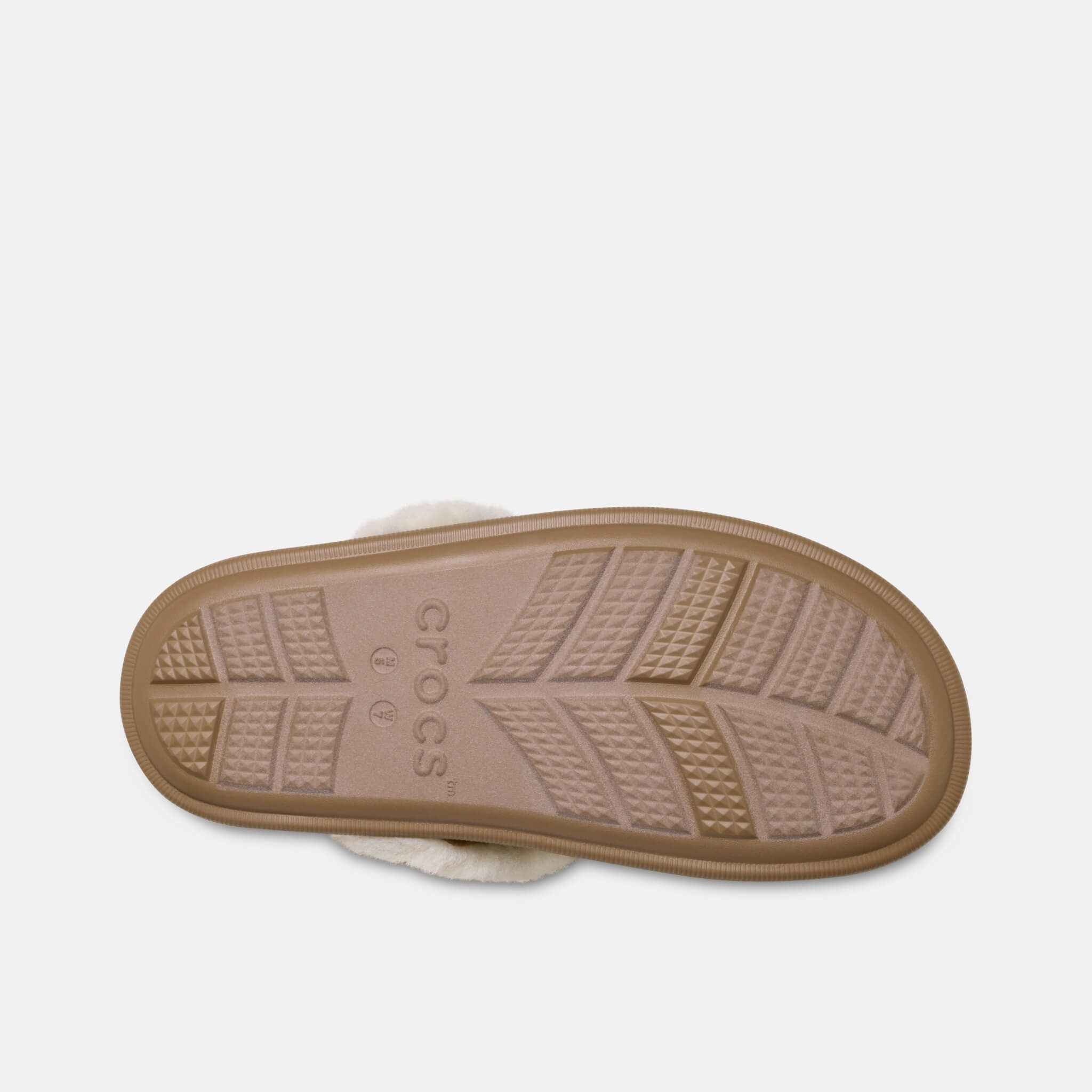 Crocs Classic Fuzz Scuff Sepia