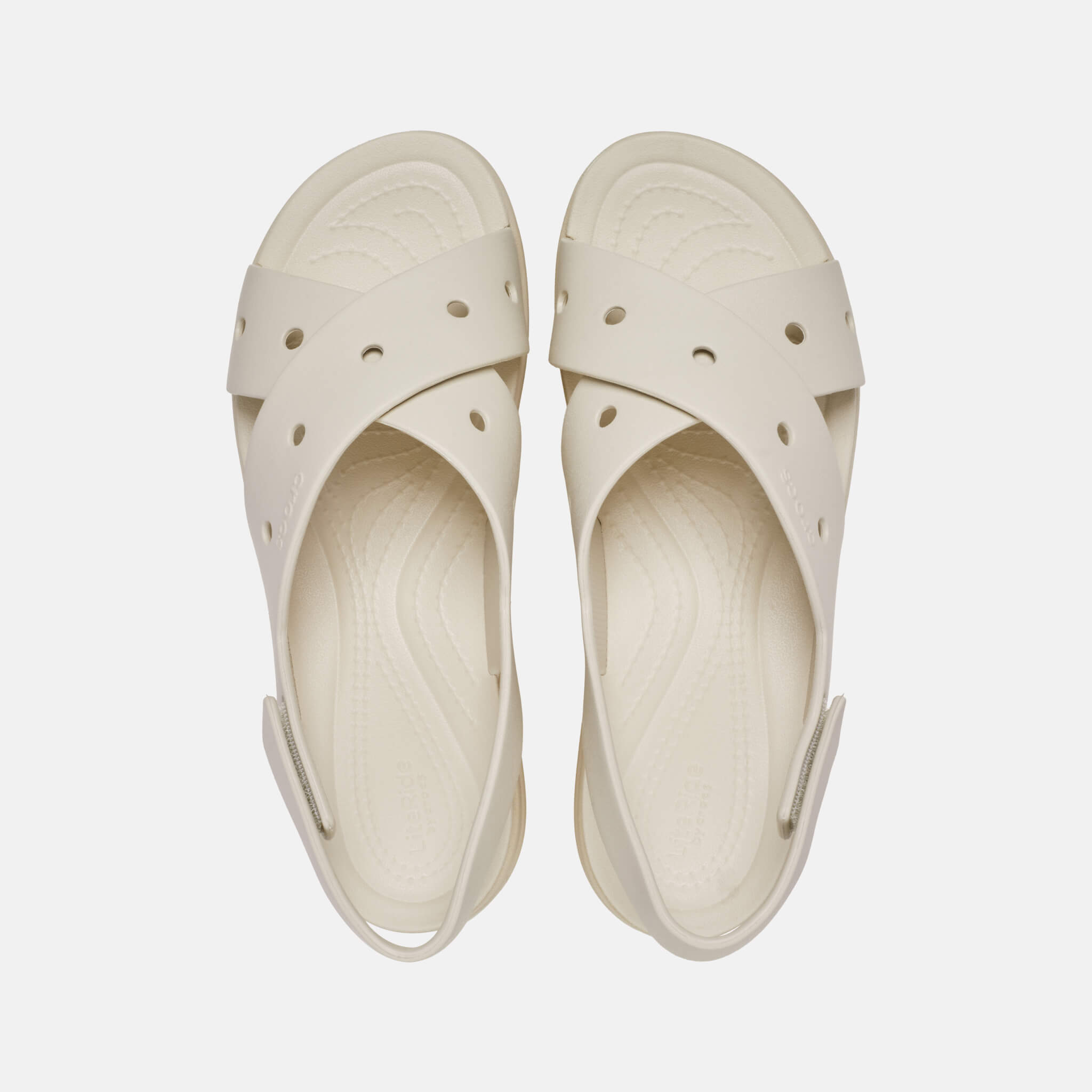Crocs Brooklyn 4U Cross Strap Sandal Frappe