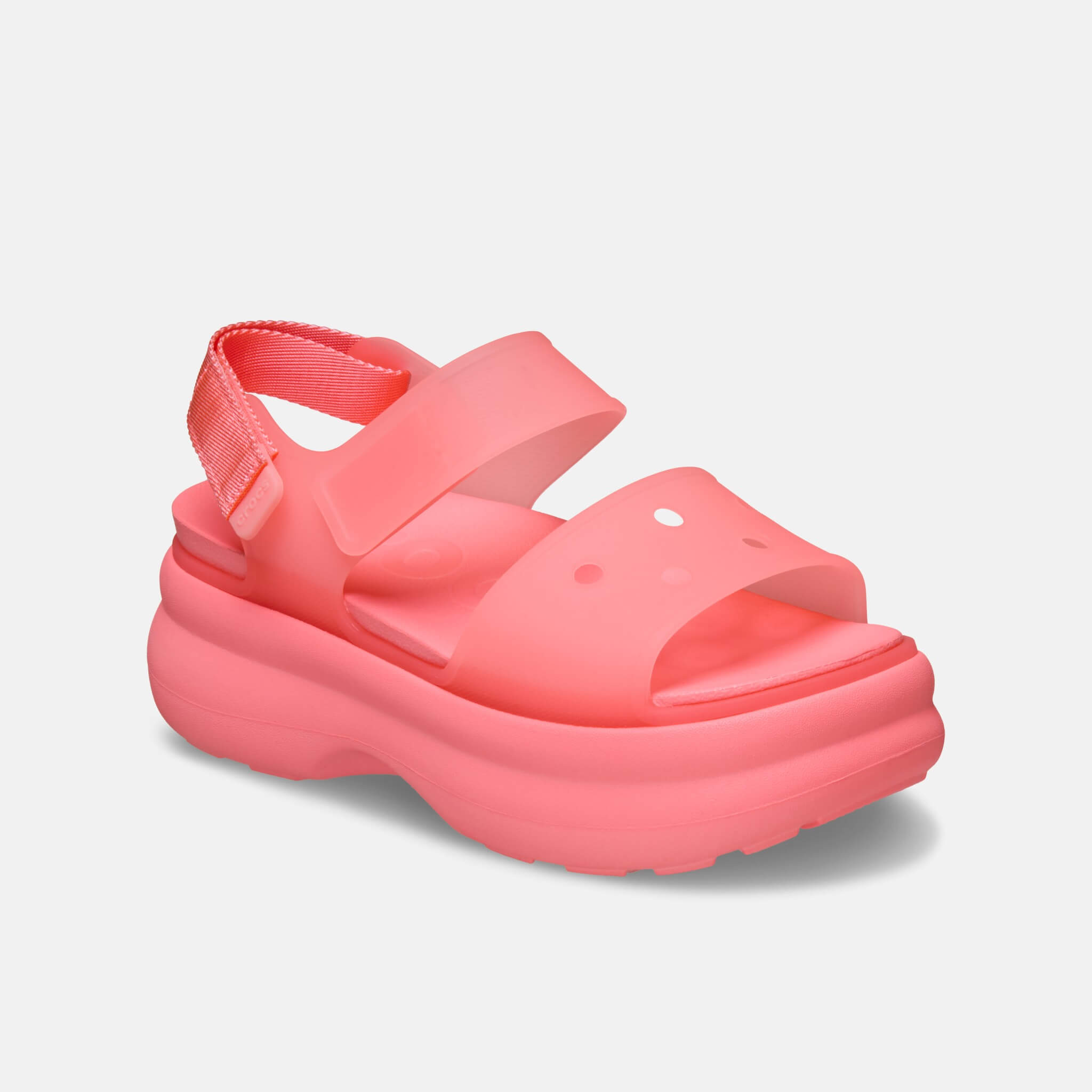 Crocs Soho Frosted Y Strap Sandal Guava