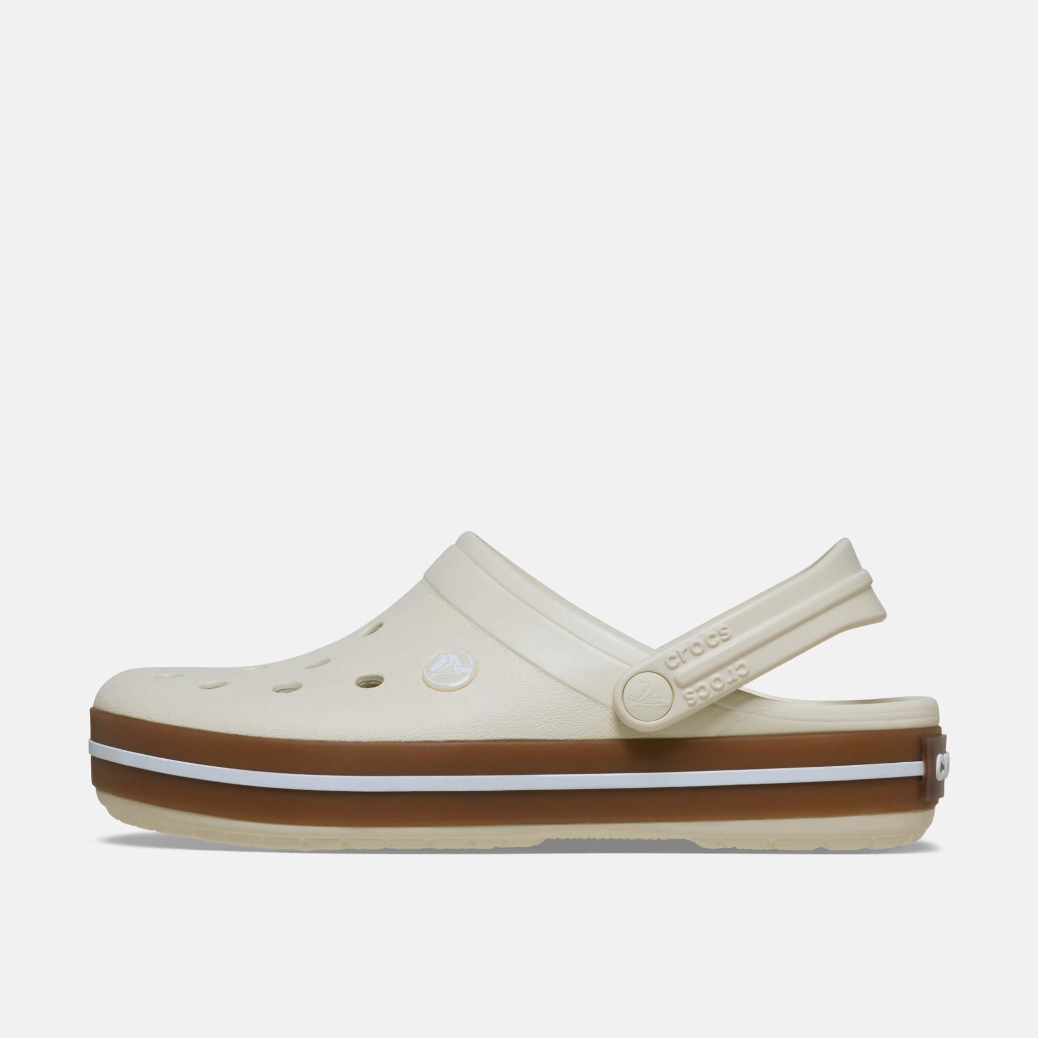 Crocs Crocband Gum Clog Summit White