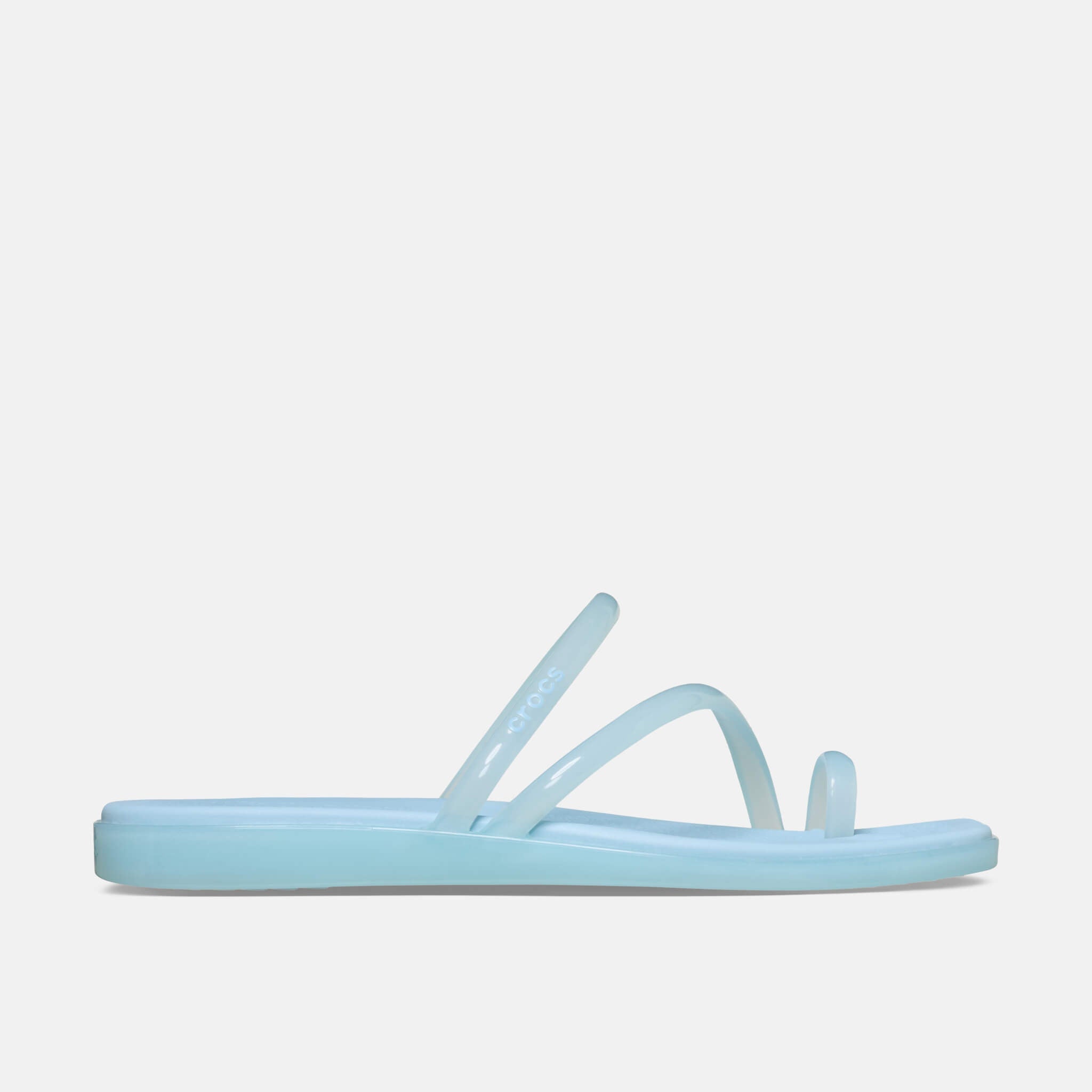 Crocs Miami Jelly Toe Loop Sandal Sky Blue Jelly