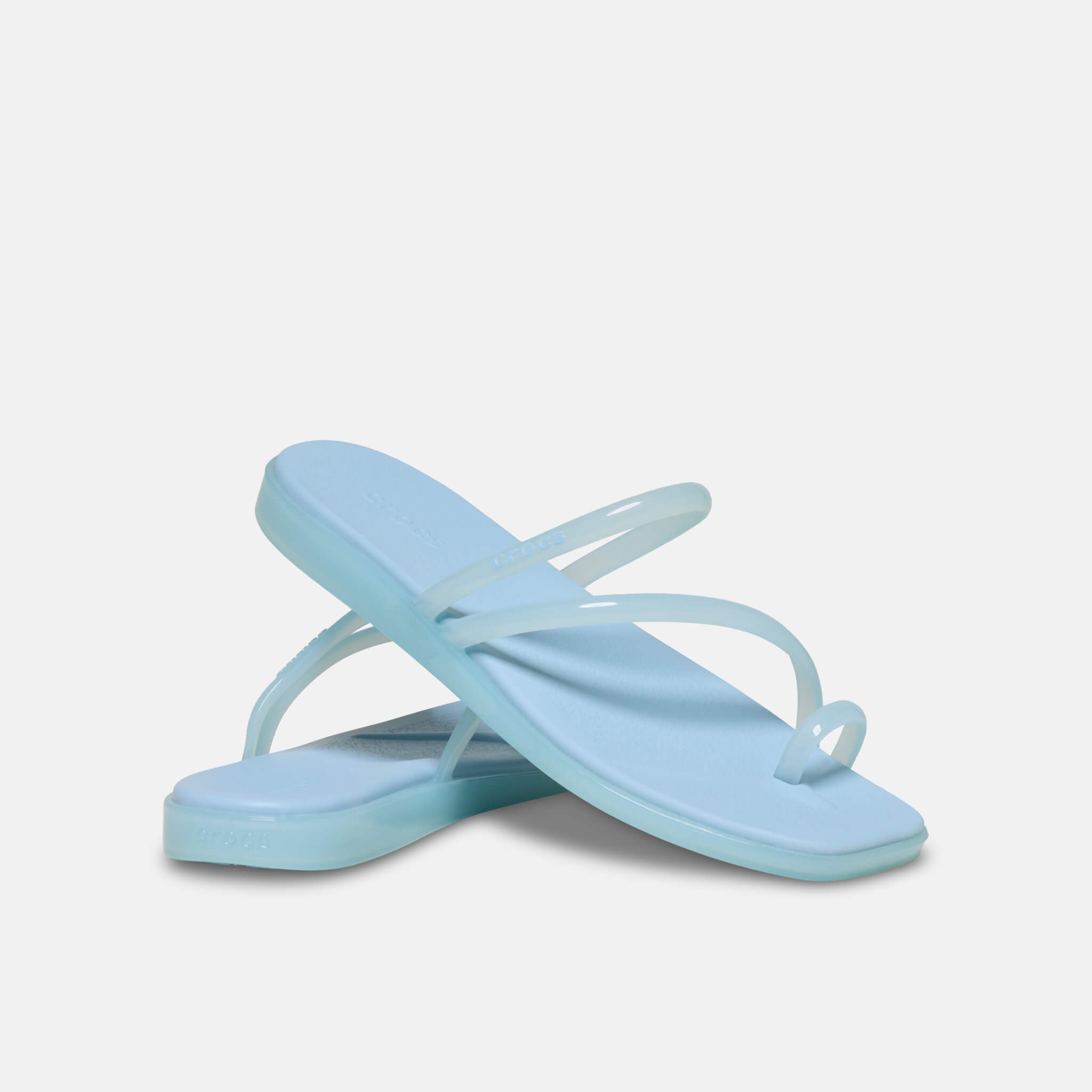 Crocs Miami Jelly Toe Loop Sandal Sky Blue Jelly