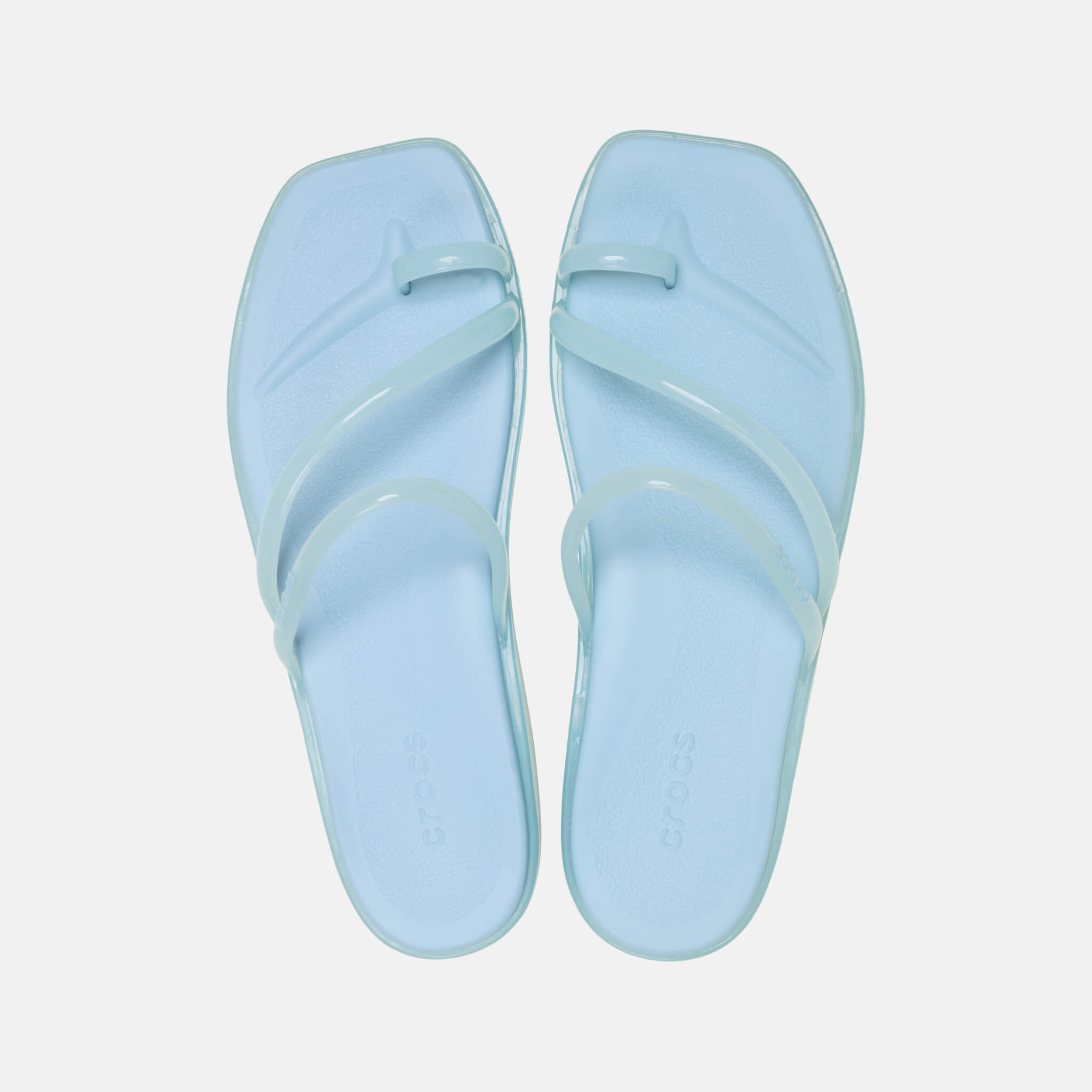Crocs Miami Jelly Toe Loop Sandal Sky Blue Jelly
