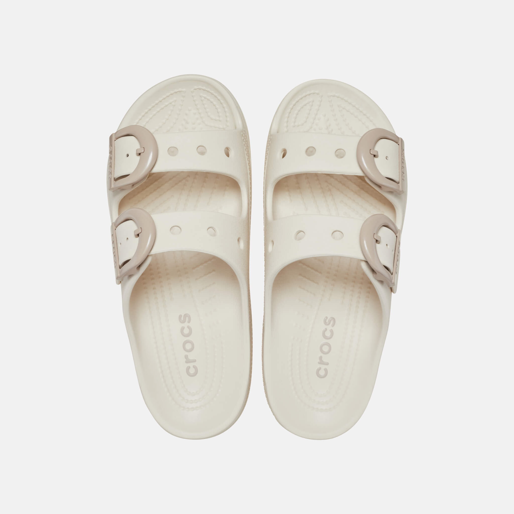 Crocs Saturday Enamel Buckle Sandal Frappe
