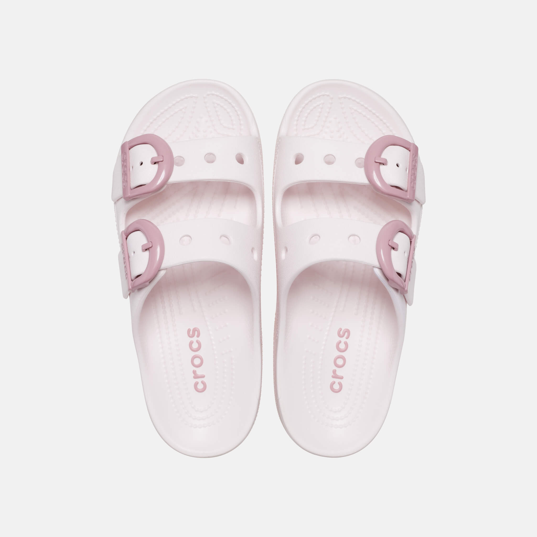 Crocs Saturday Enamel Buckle Sandal Bubble Ice