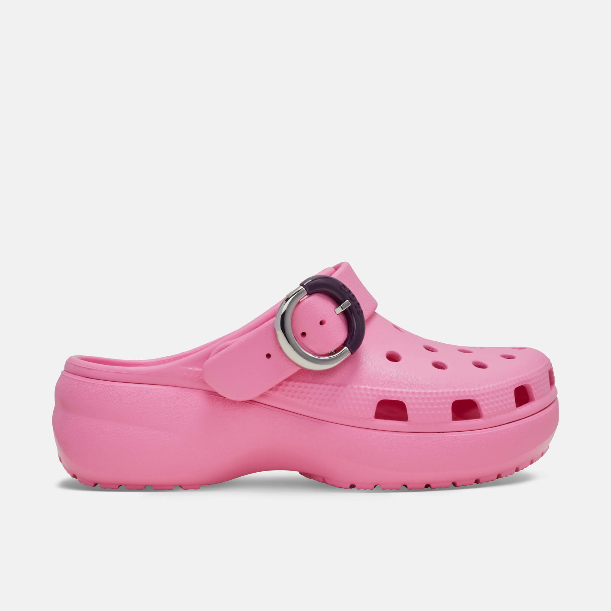 Crocs Classic Platform Buckle Clog Pink Lemonade