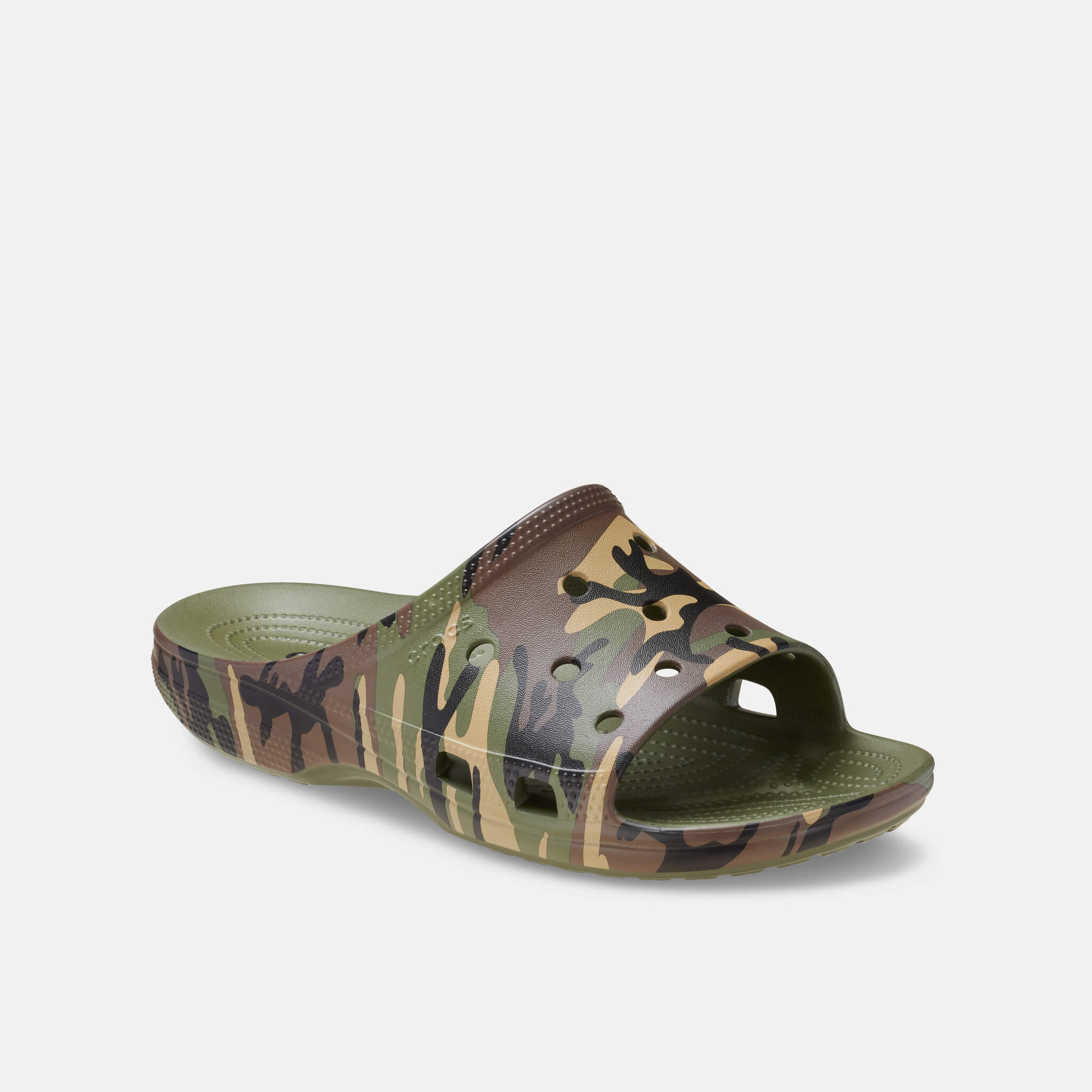 Crocs Saturday Camouflage Slide Army Green/Multi