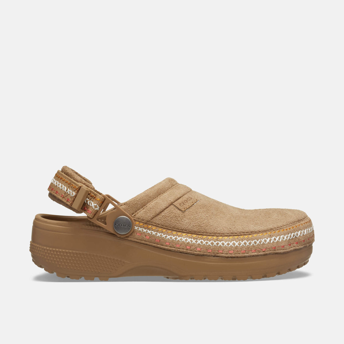 Crocs Classic Crafted Vegan Suede Stitch Sepia