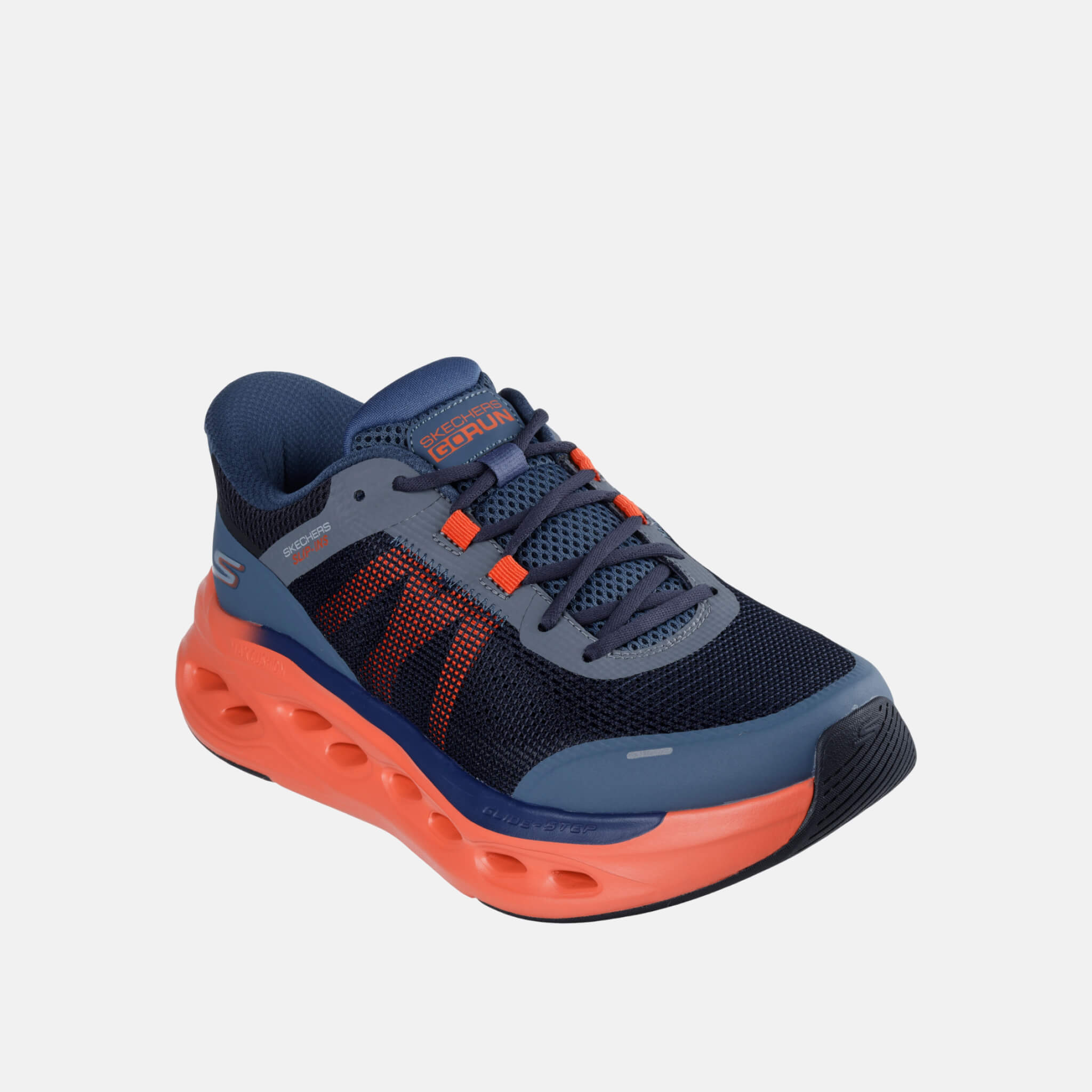 Skechers Max Cushioning Glide Step A Navy/Orange