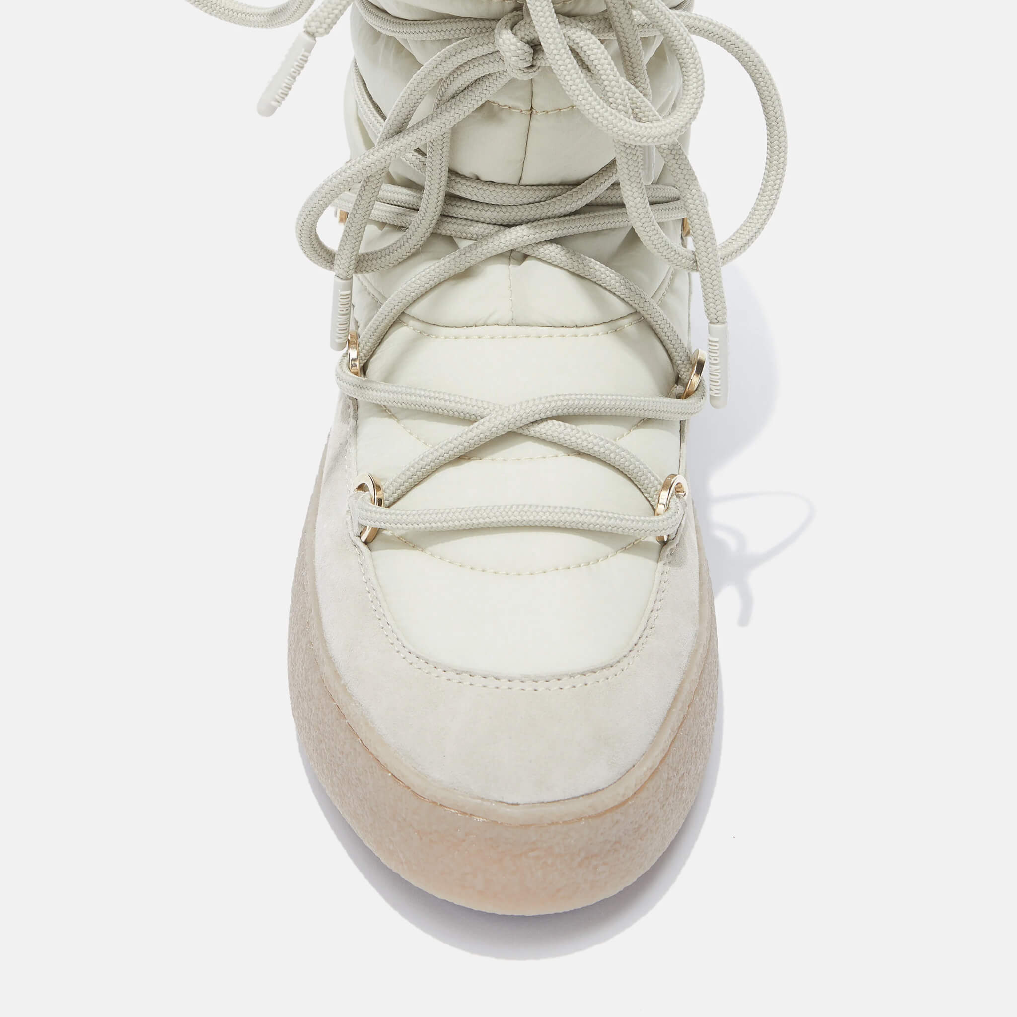 Moon Boot Ltrack Suede Nylon Cream