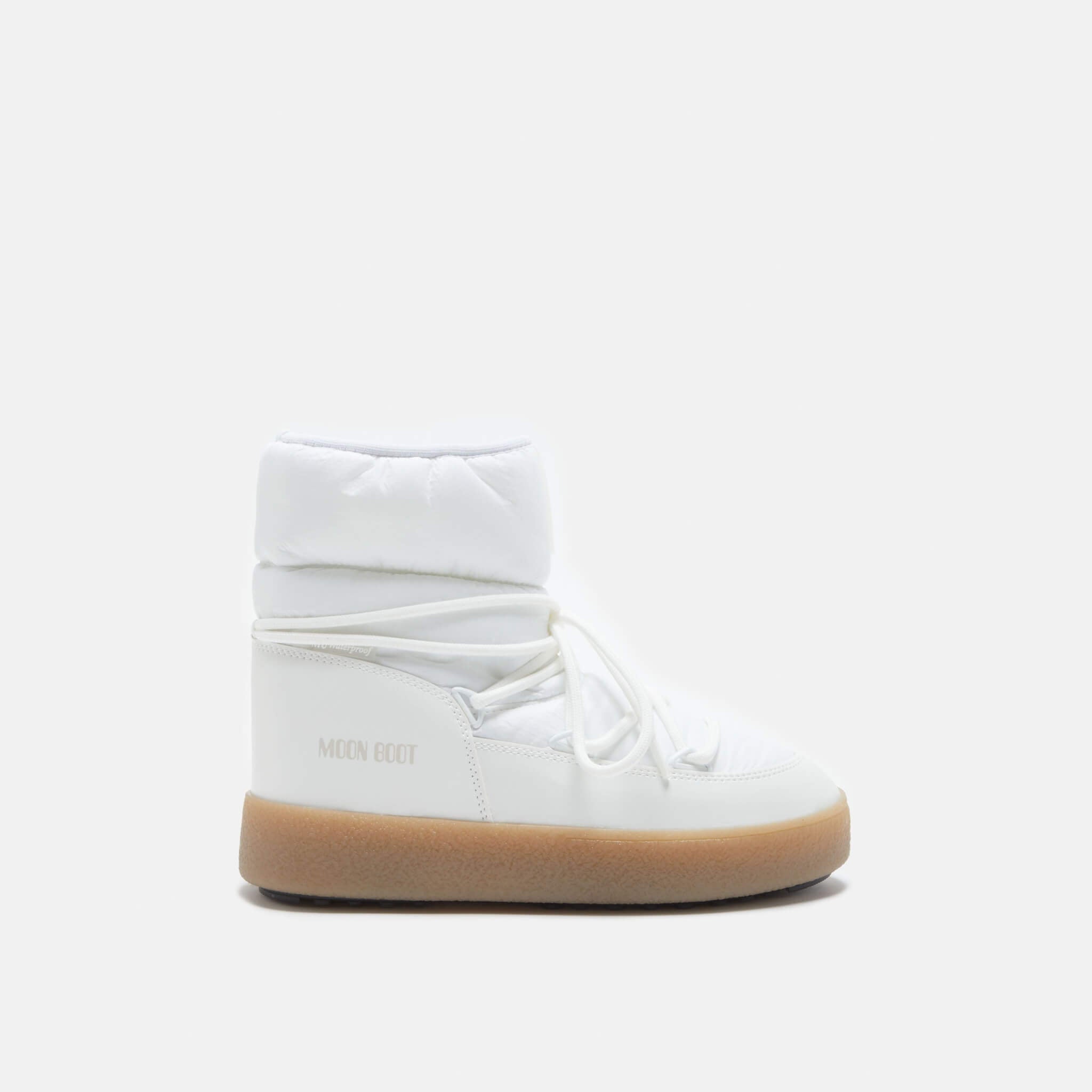 Moon Boot Ltrack Low Nylon Waterproof White