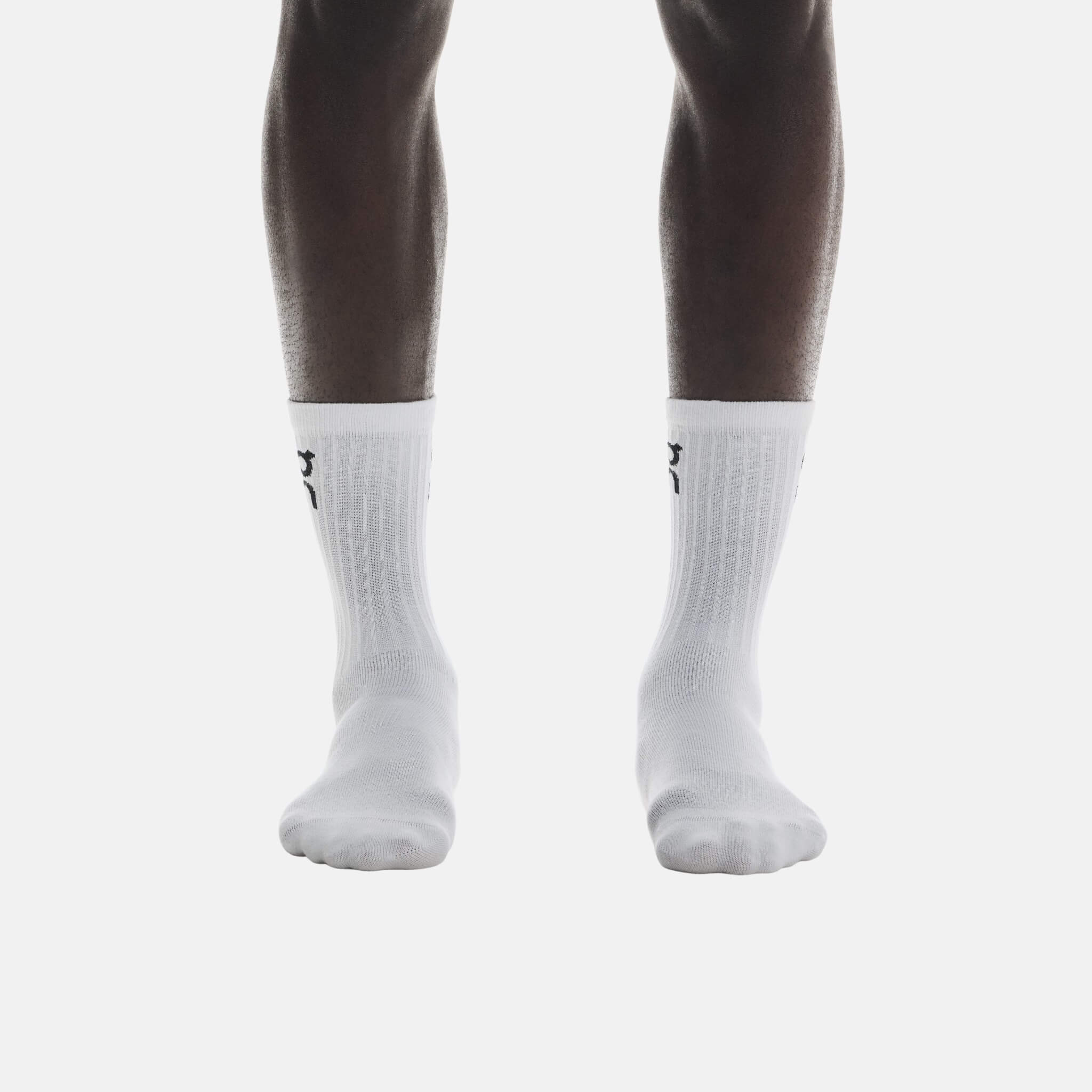 On Logo Sock High White
