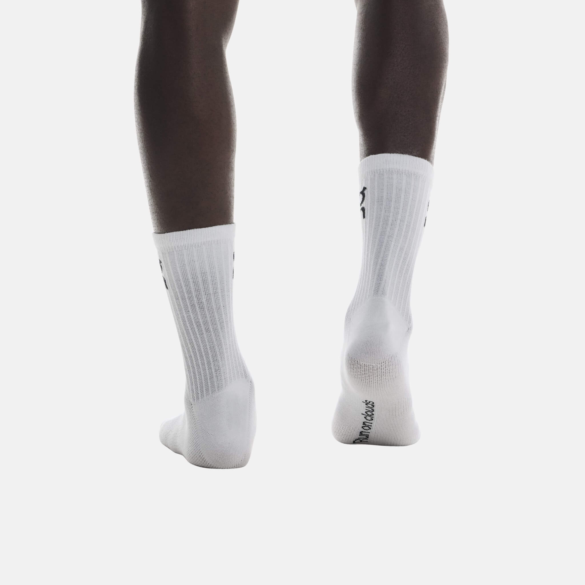 On Logo Sock High White