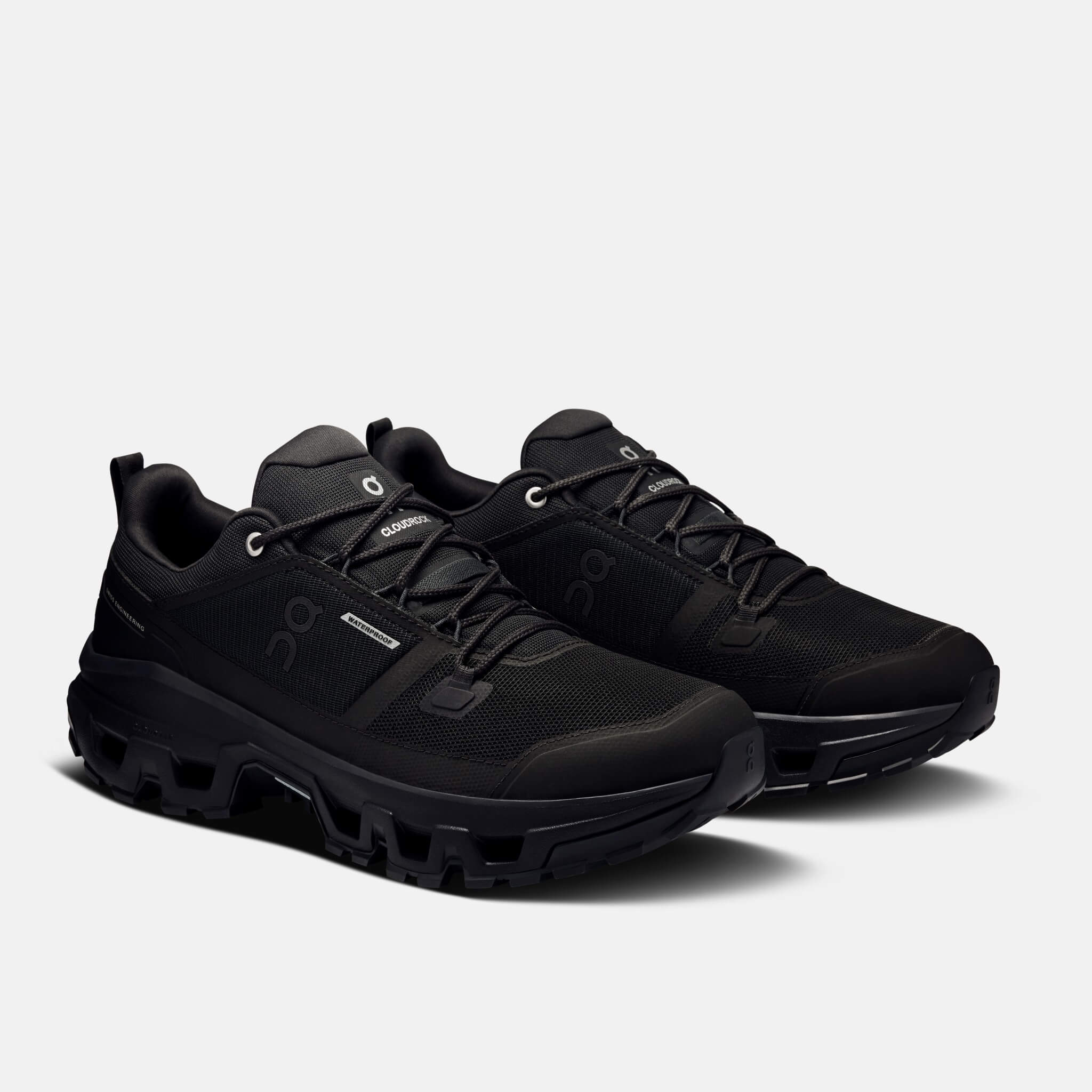On Cloudrock Low Waterproof Black/Black