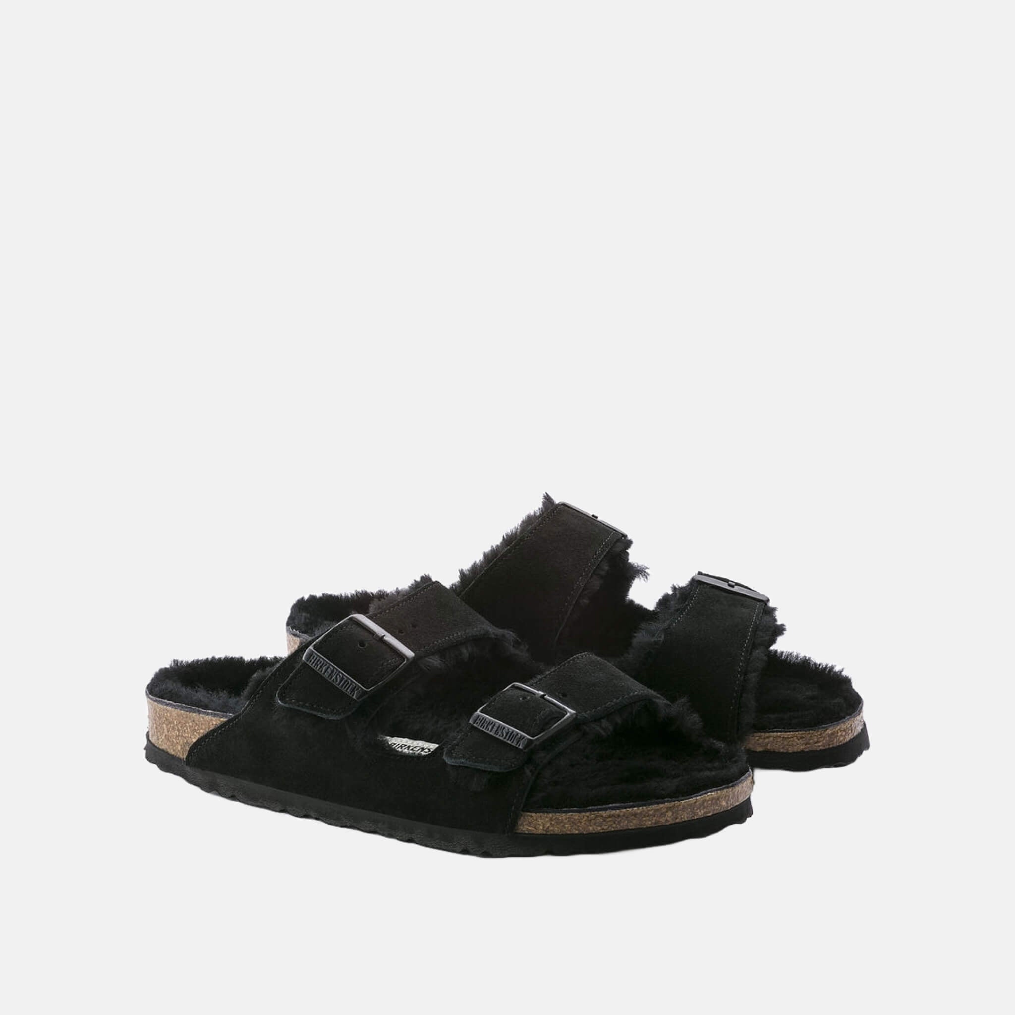 Birkenstock Arizona Shearling Suede Leather