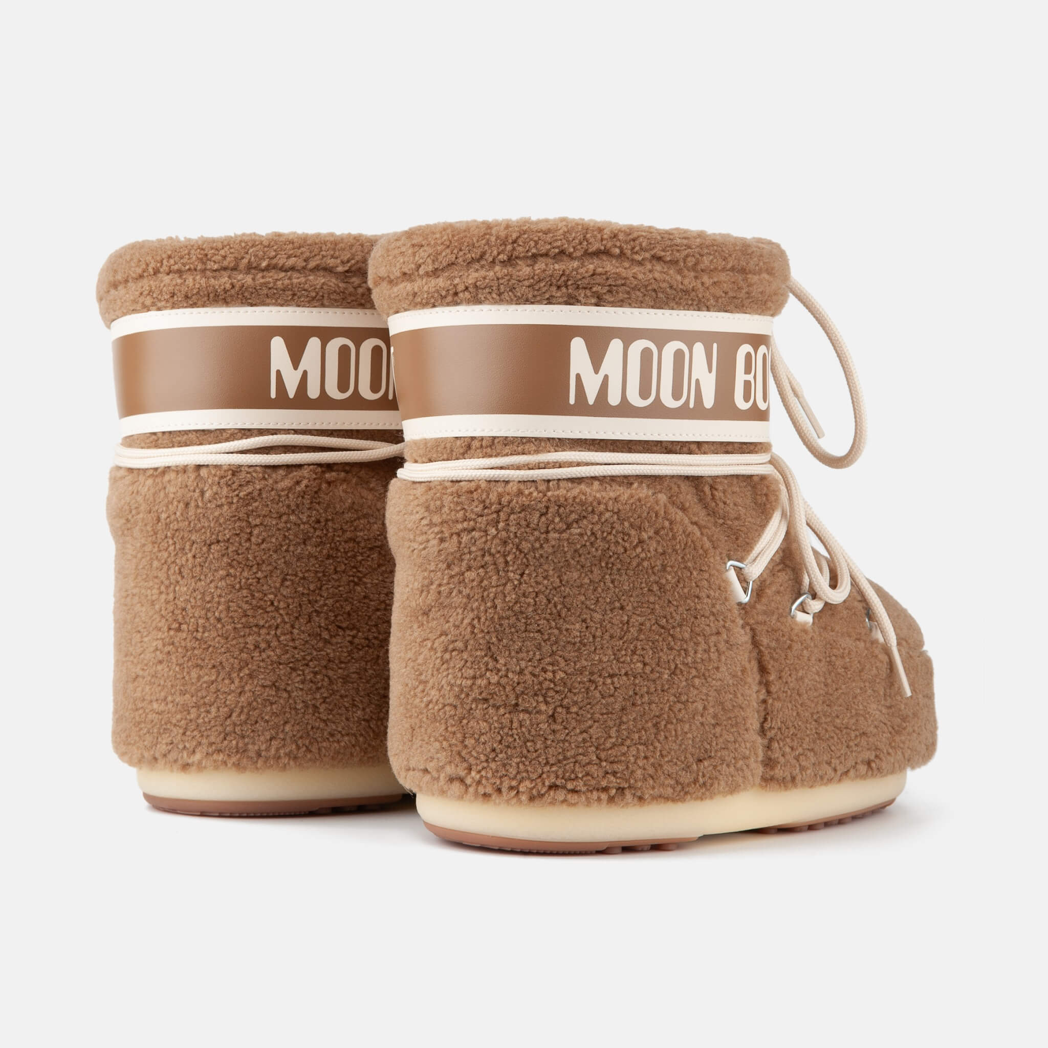 Moon Boot Icon Low Fleece Brown