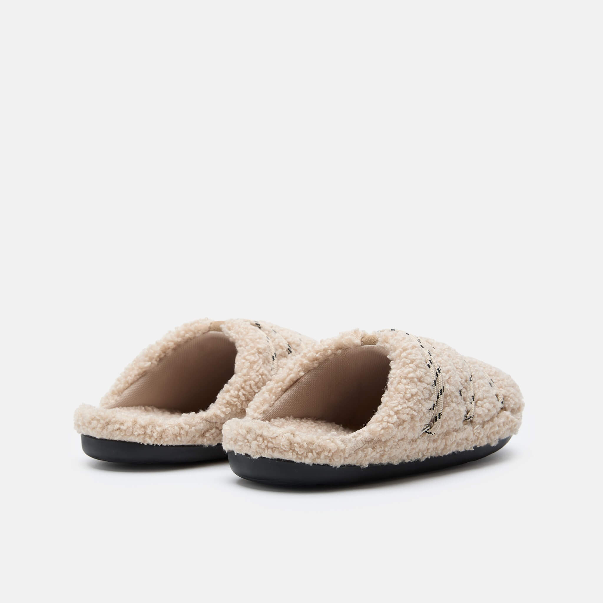 Moon Boot Teddy Slipper Beige