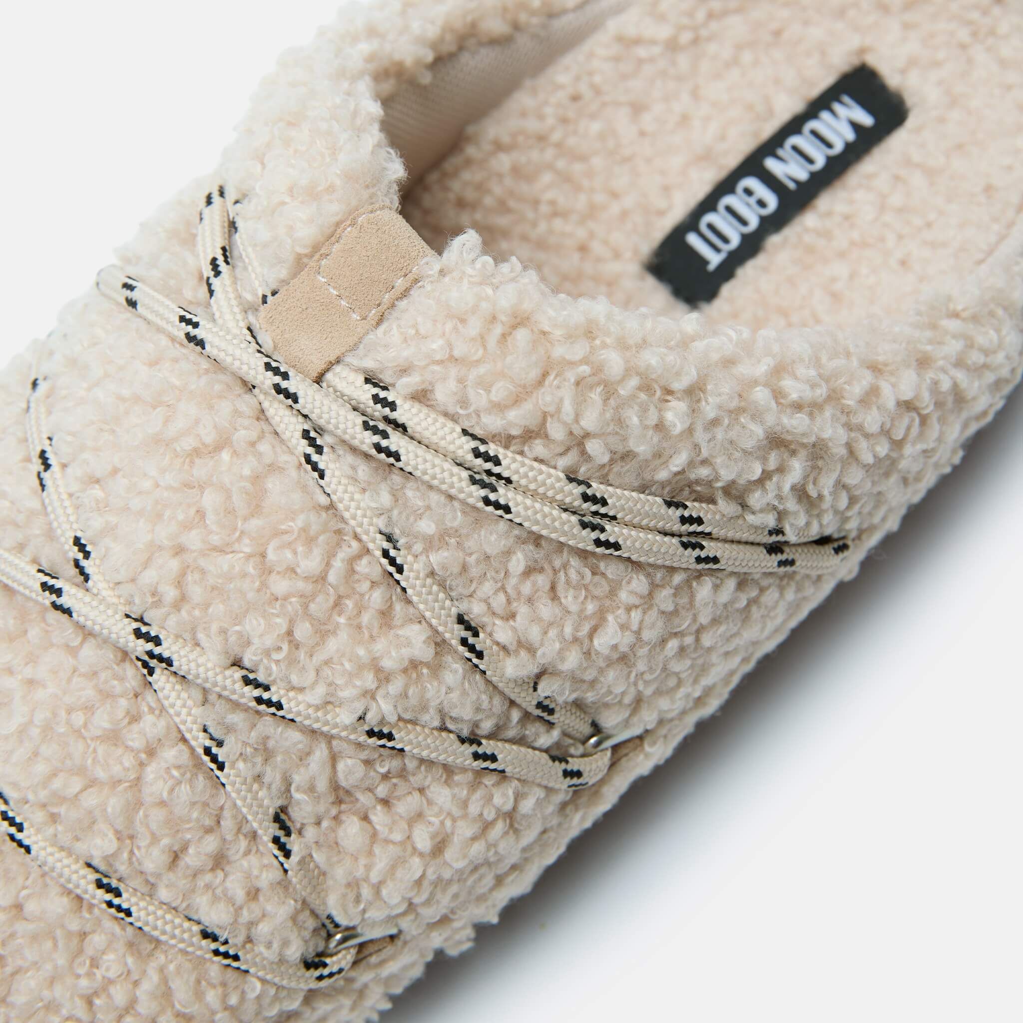 Moon Boot Teddy Slipper Beige