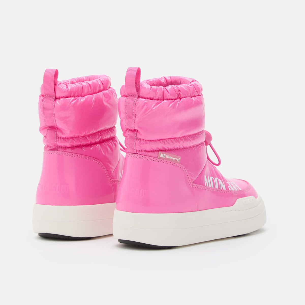 Moon Boot JR Park Tube Mid Glitter Waterproof Pink