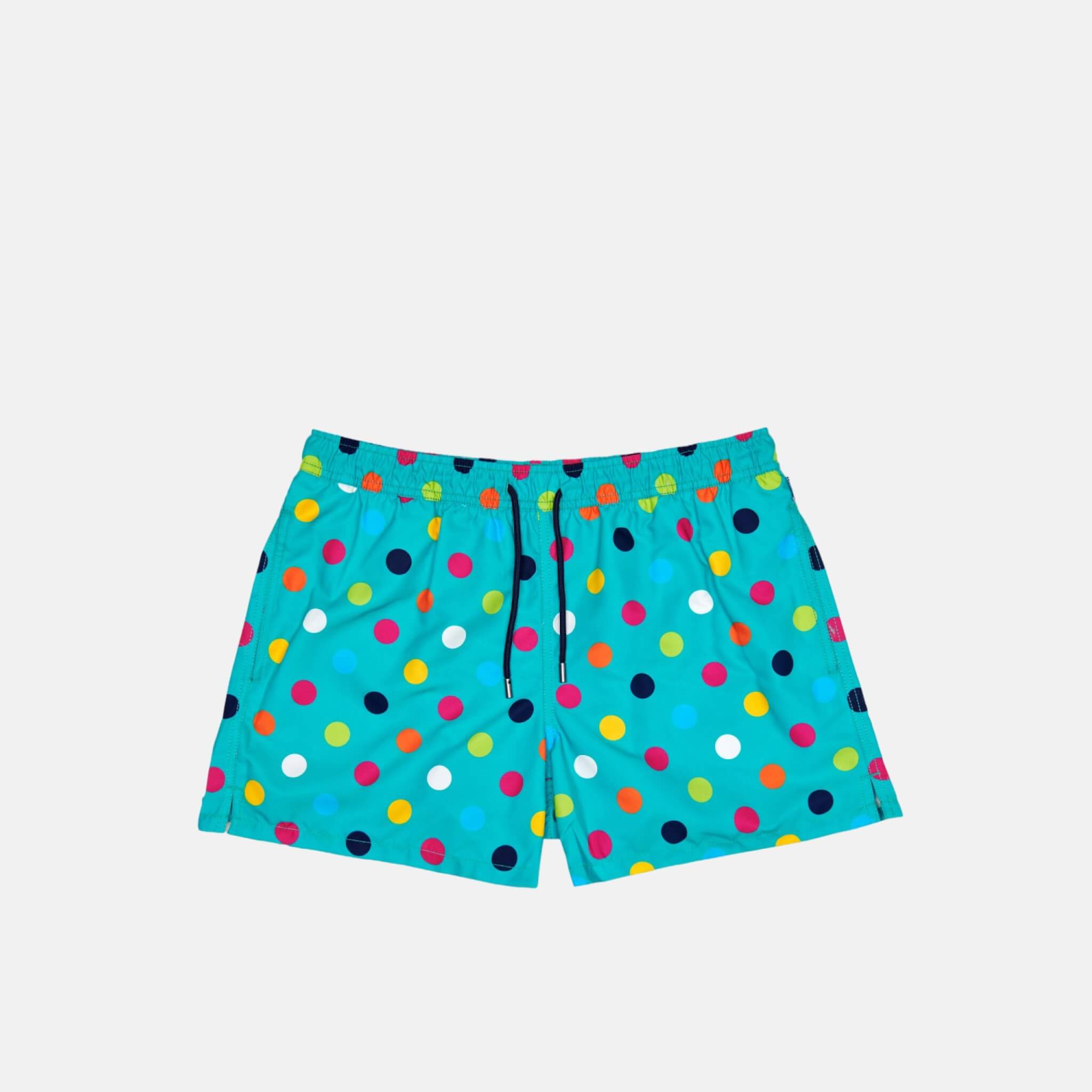 Happy Socks Big Dot Turquoise Swim Shorts