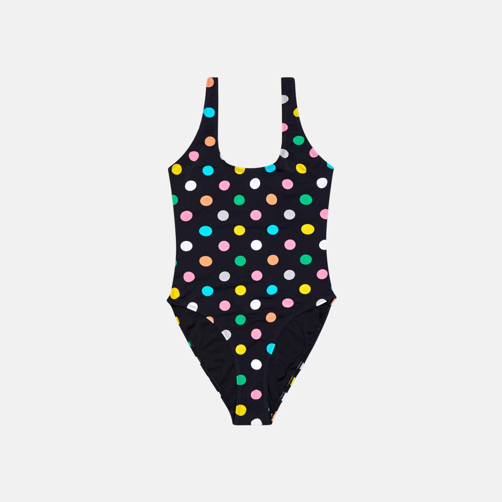 Happy Socks Big Dot Black Swimsuit