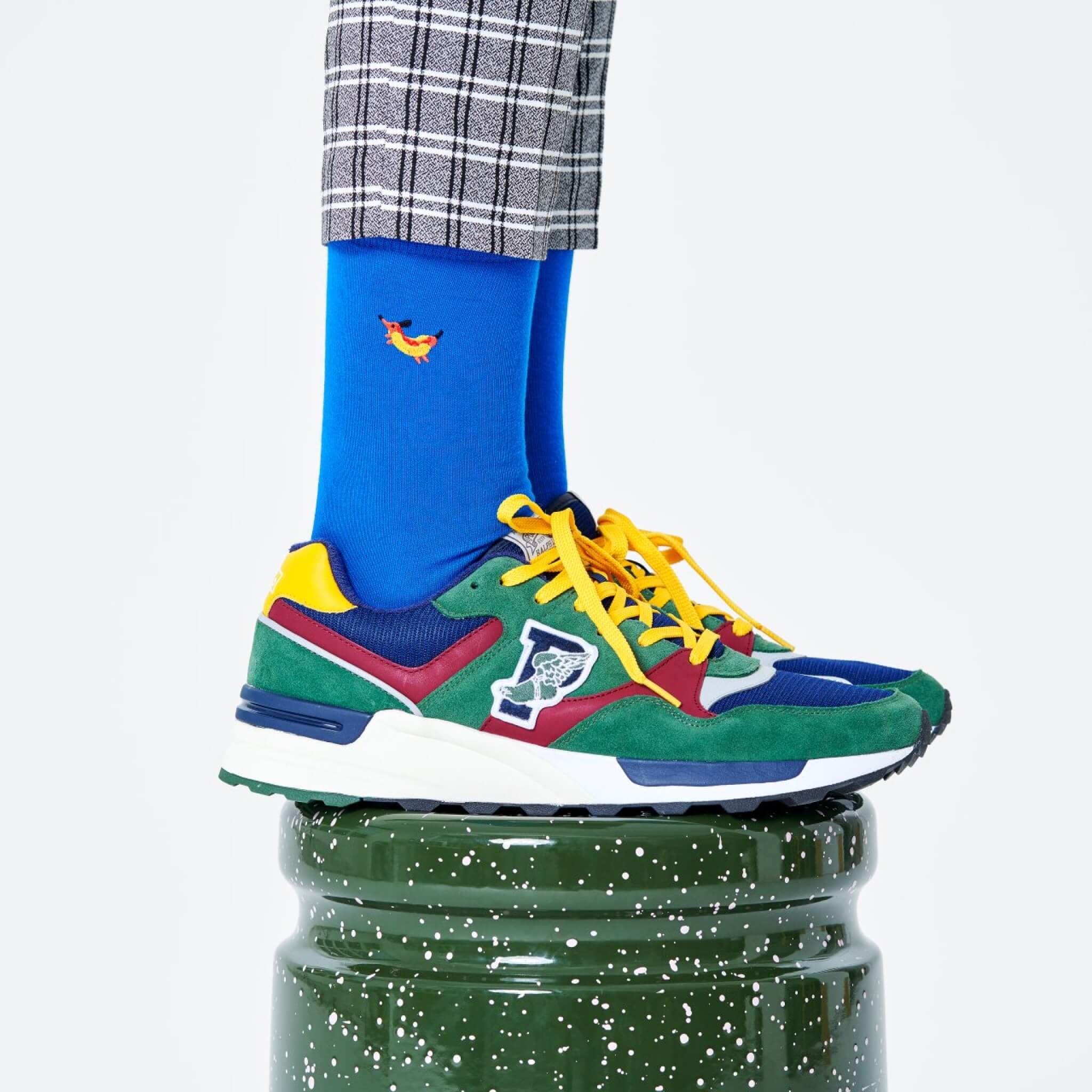 Happy Socks Hot Dog Dog Blue Sock