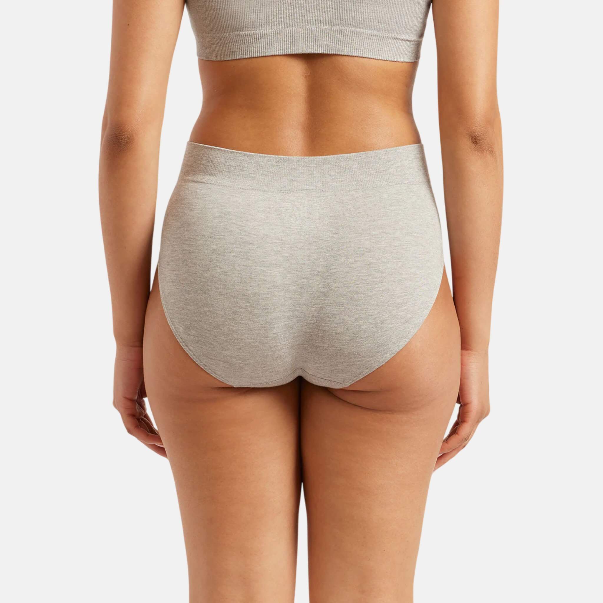Boody Full Briefs Light Grey Marl