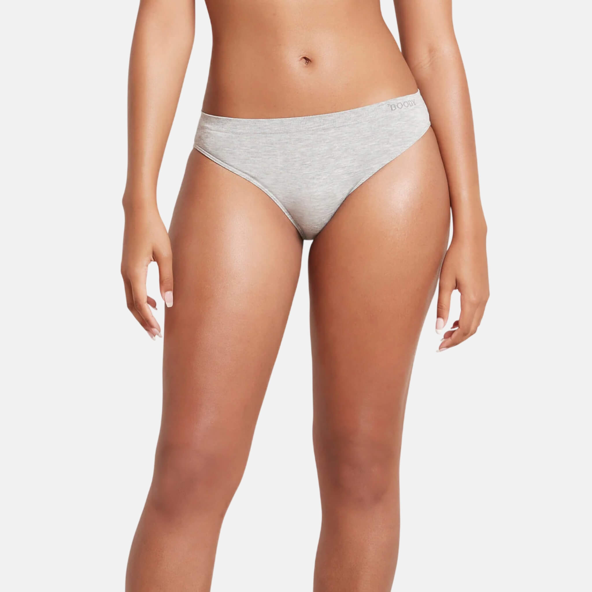 Boody Classic Bikini Light Grey Marl