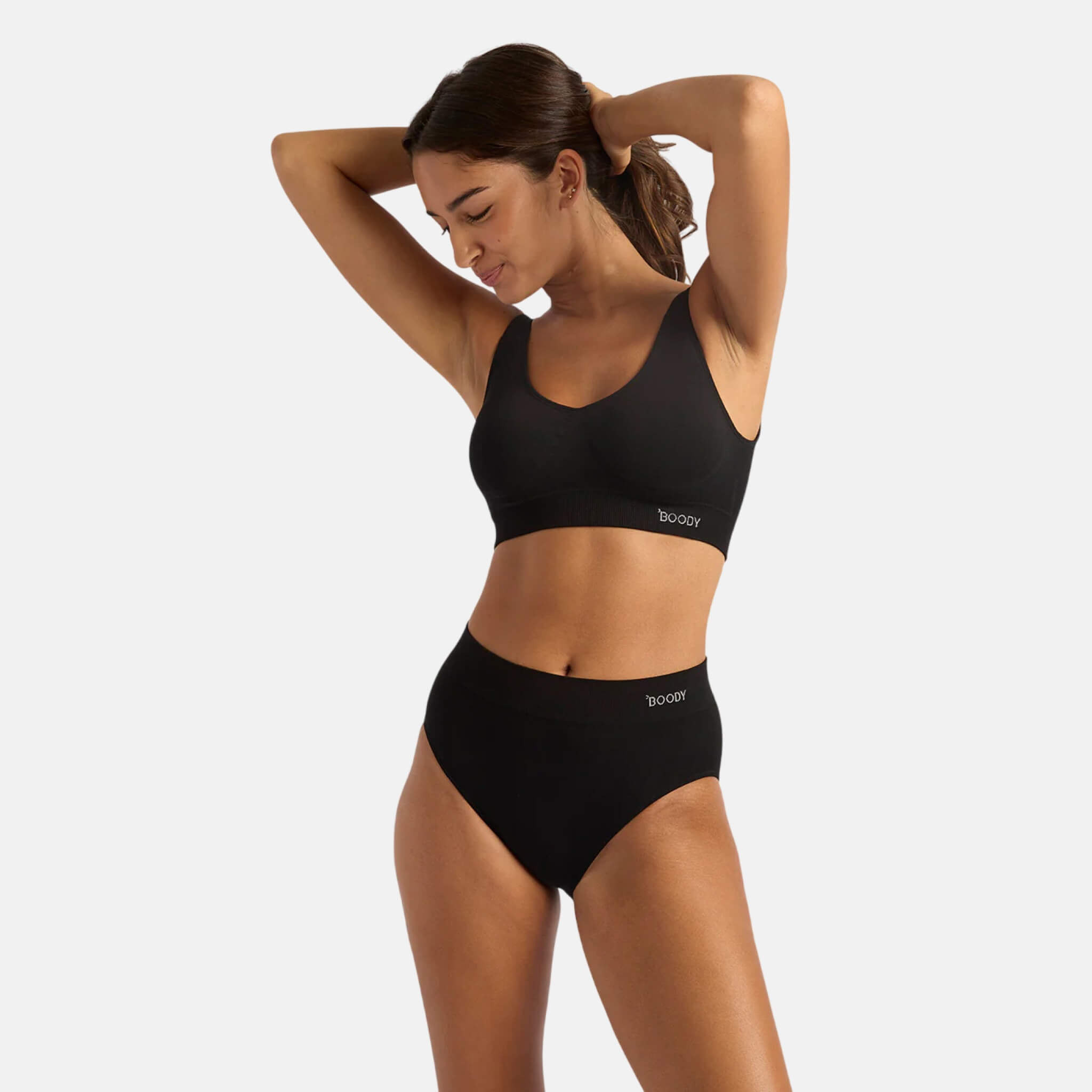 Boody Padded Shaper Bra Black