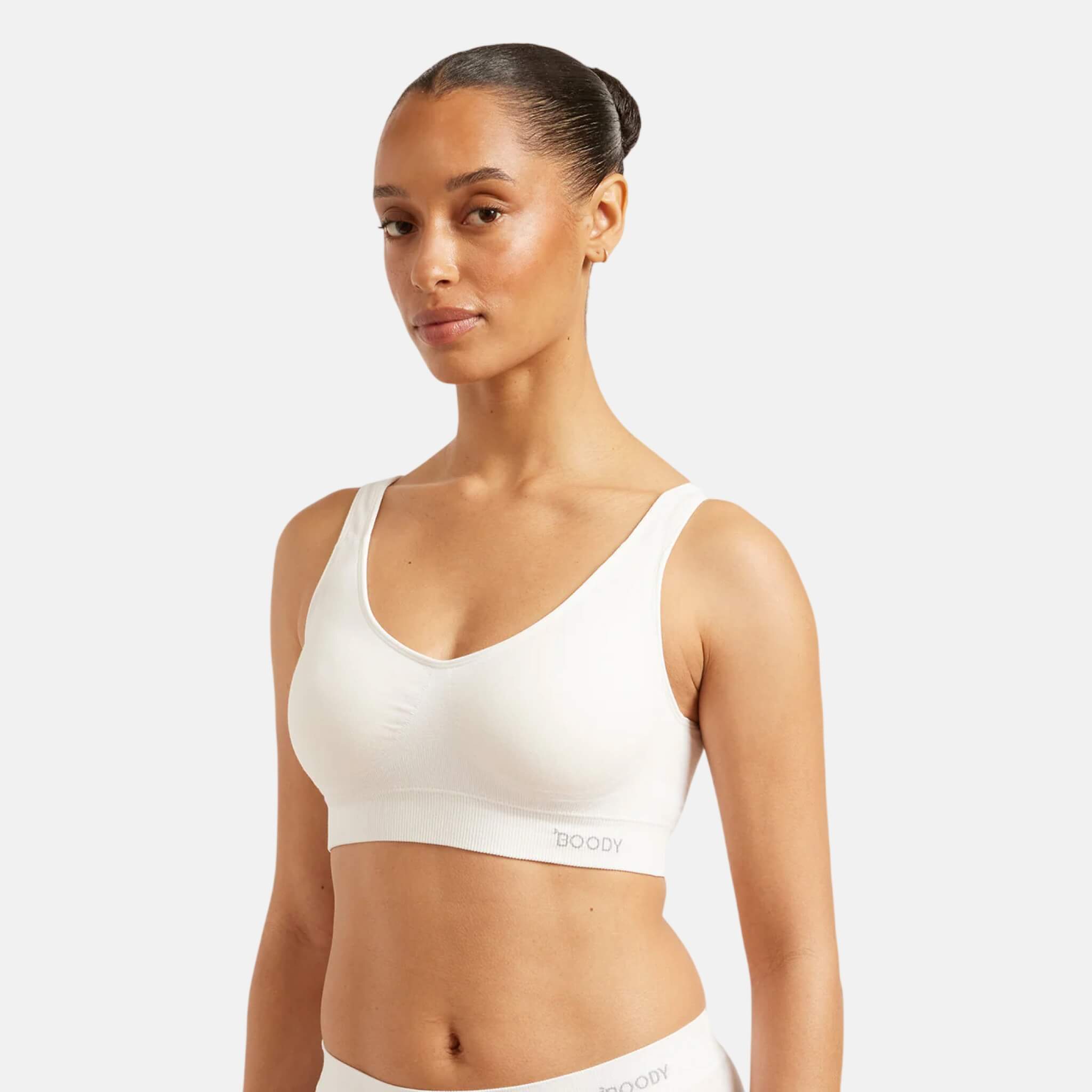 Boody Padded Shaper Bra White