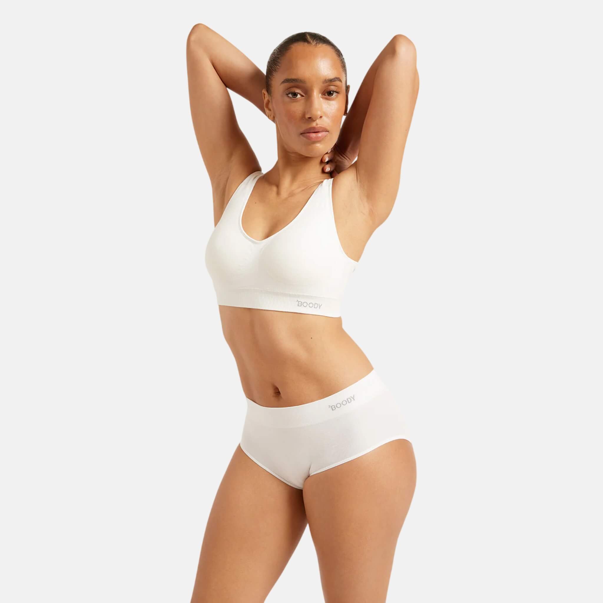 Boody Padded Shaper Bra White