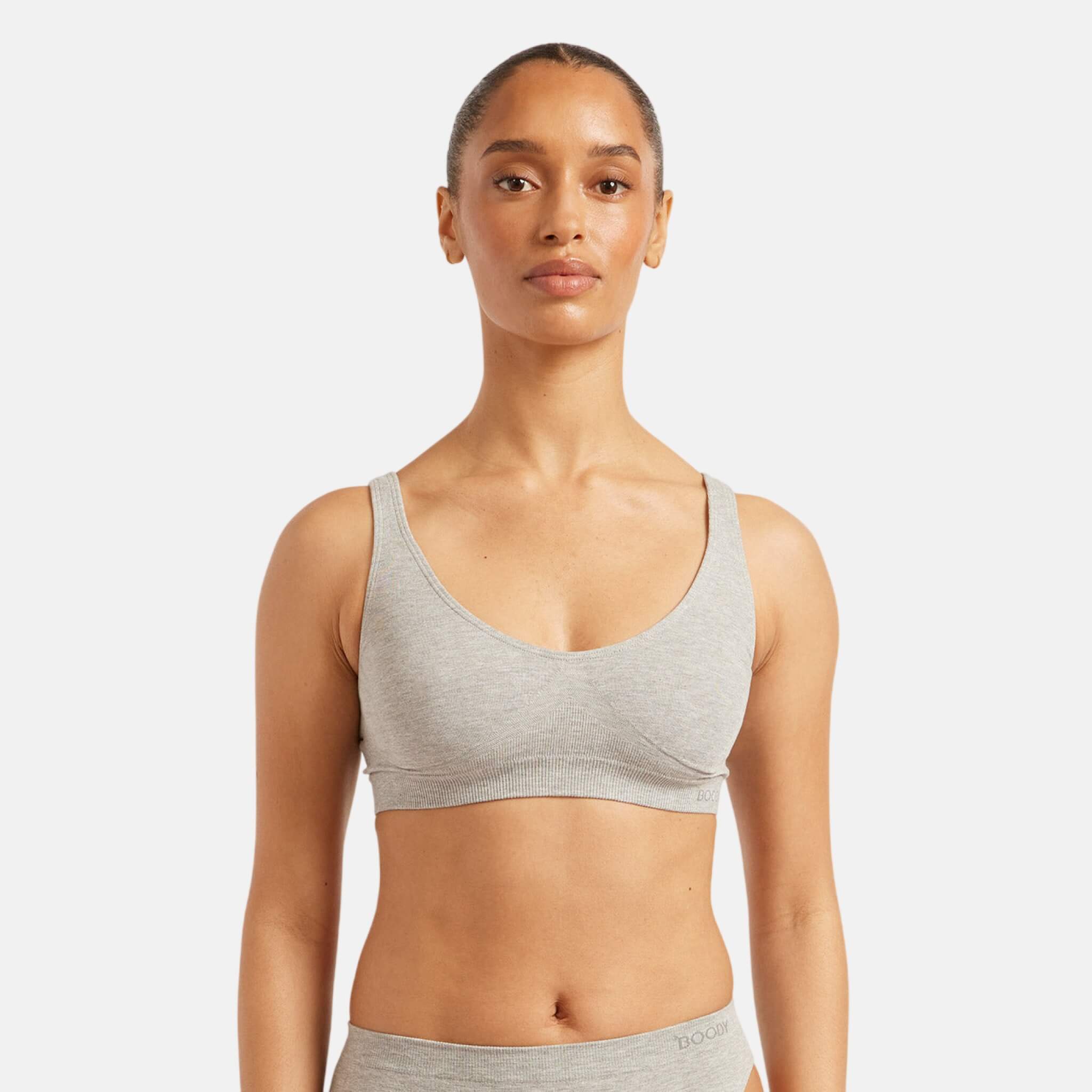 Boody Shaper Bra Light Grey Marl