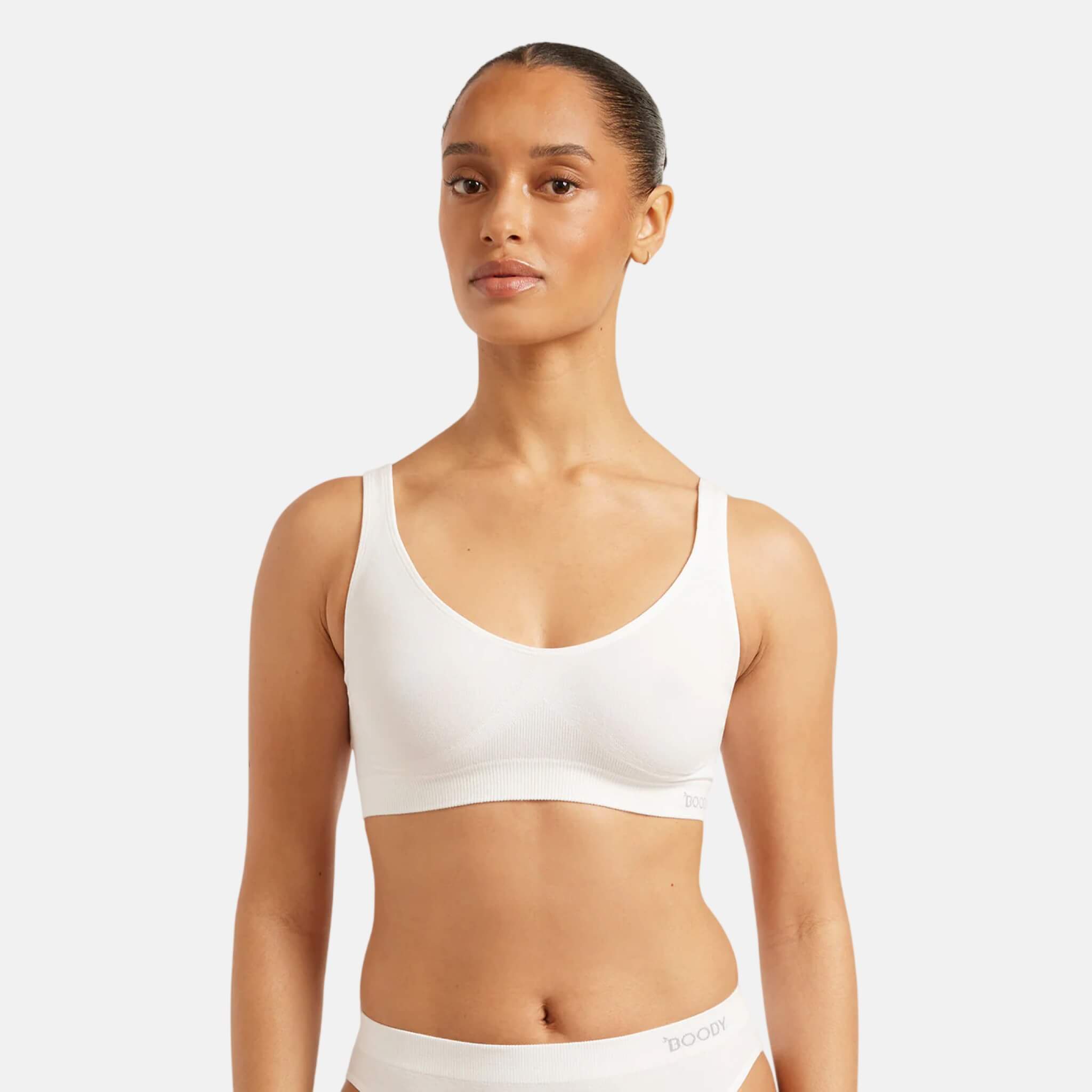 Boody Shaper Bra White