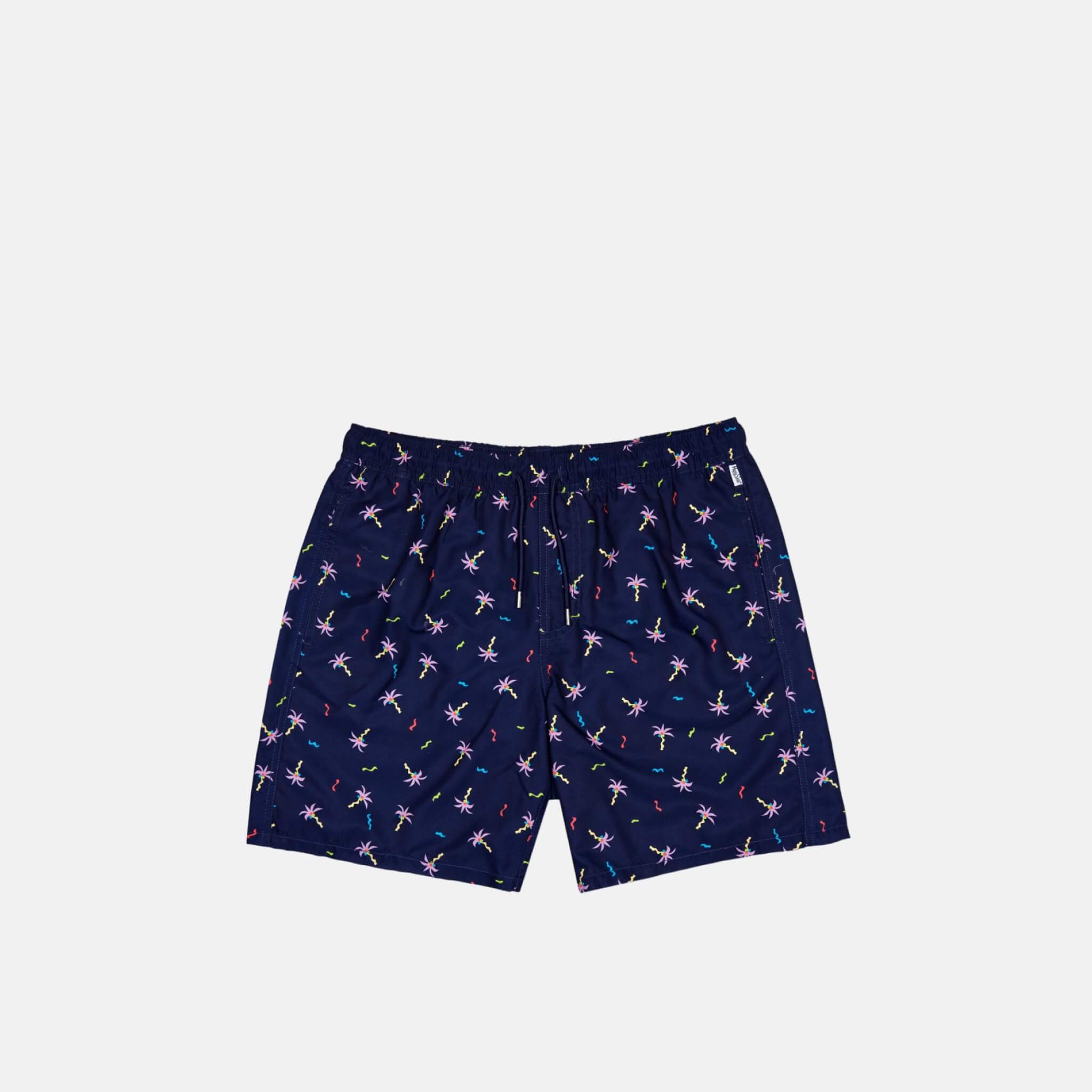 Happy Socks Confetti Palm Blue Swim Shorts