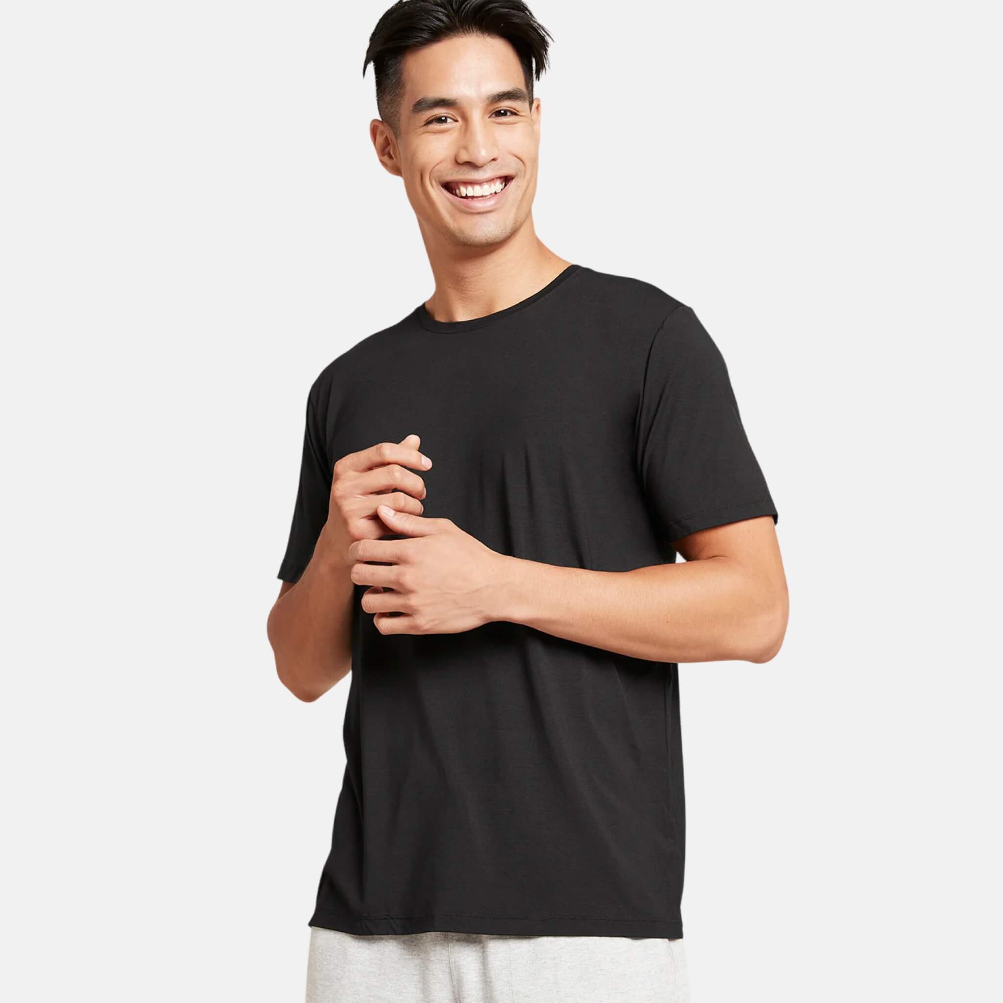 Boody Crew Neck T-sHirt Black